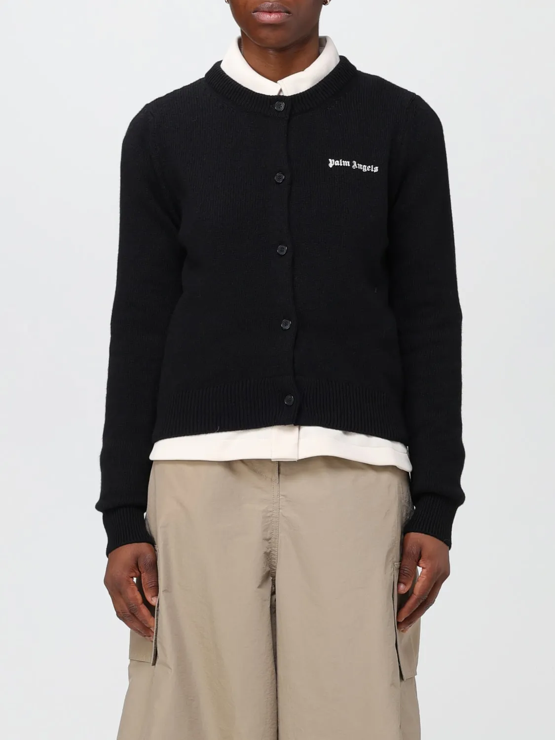 Cardigan Palm Angels in misto lana