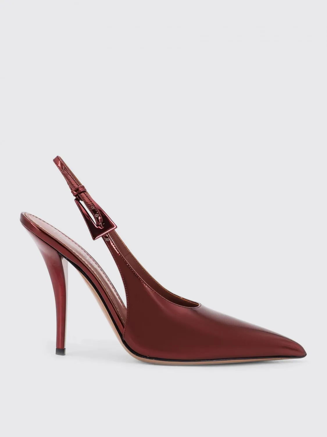 Slingback Jessica Paris Texas in pelle spazzolata