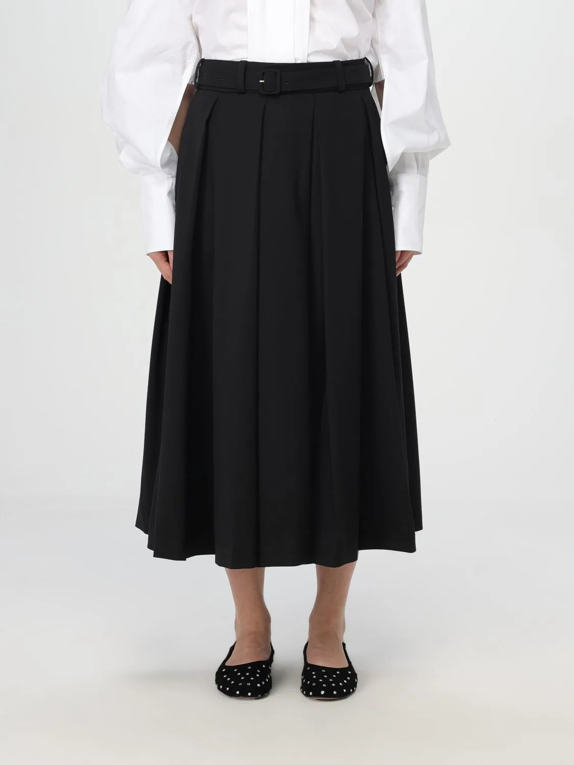 Gonna Patou in lana tecnica