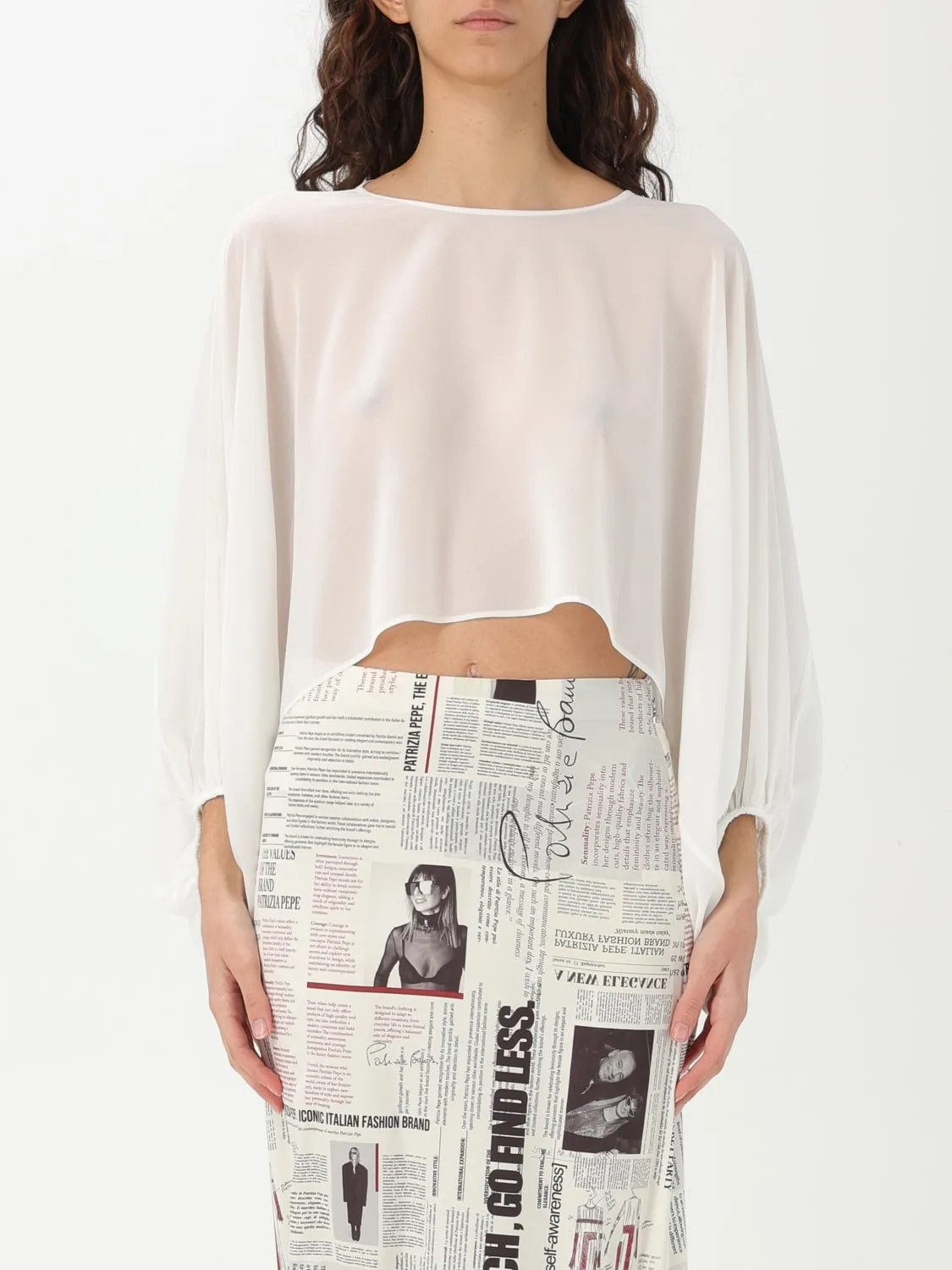 Blusa Patrizia Pepe in crêpe