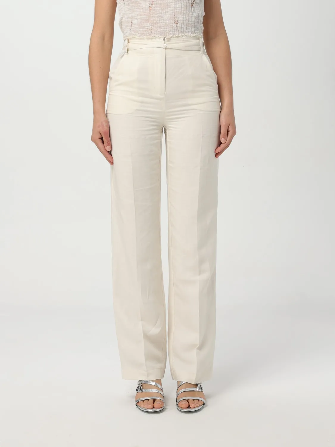 Pantalone Patrizia Pepe in misto lino