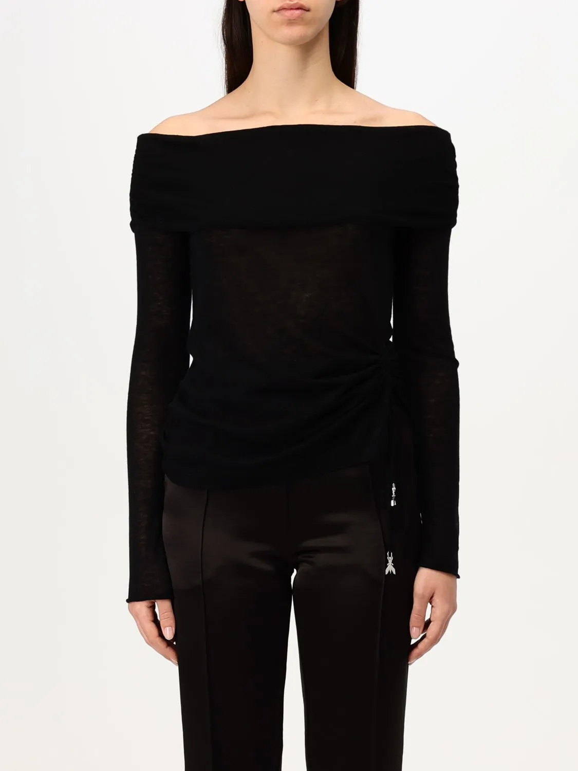 Maglia off-shoulders Patrizia Pepe in lana