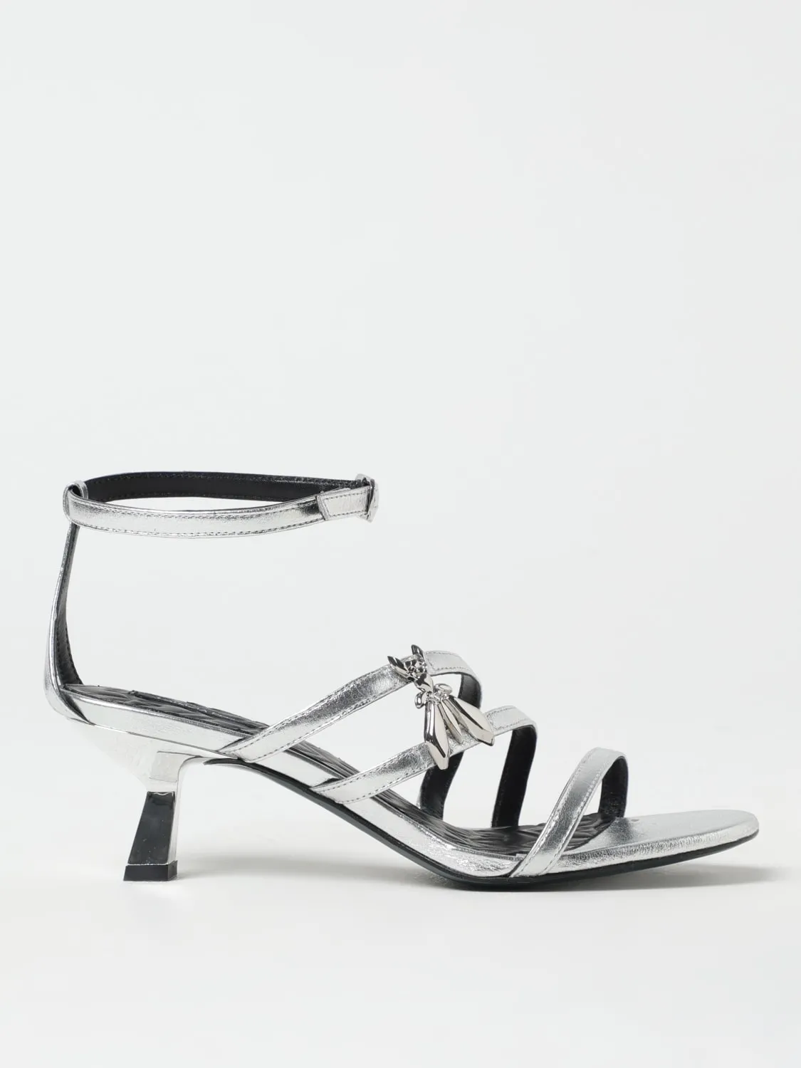 Sandalo Fly Patrizia Pepe in pelle laminata