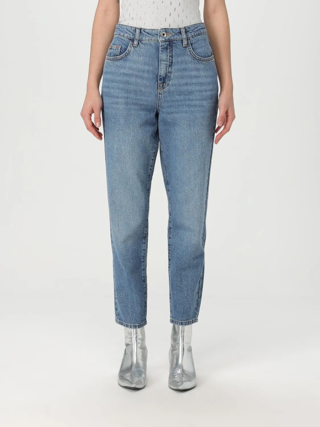 Jeans taperd in cotone riciclato Patrizia Pepe