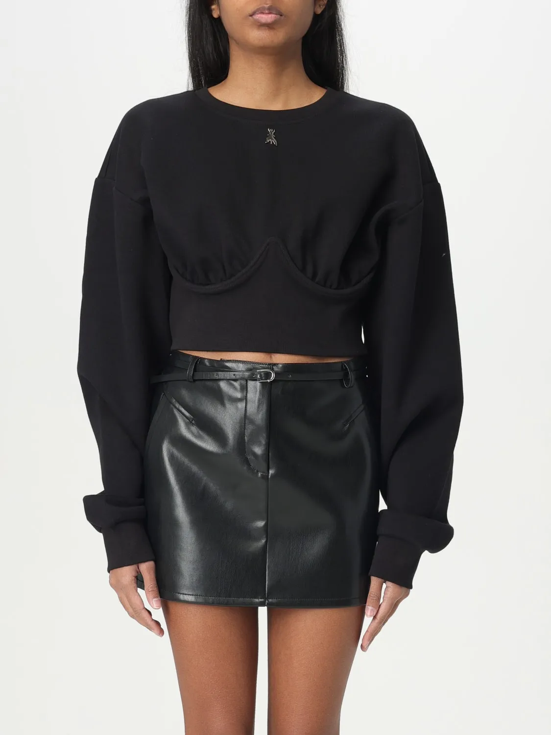 Felpa bustier Patrizia Pepe in misto cotone