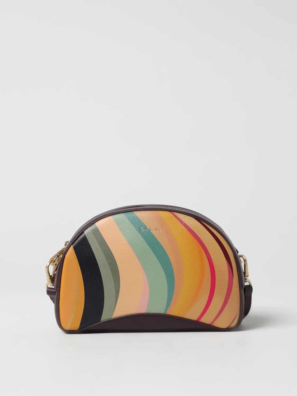 Borse a tracolla in pelle di vitello stampata Paul Smith