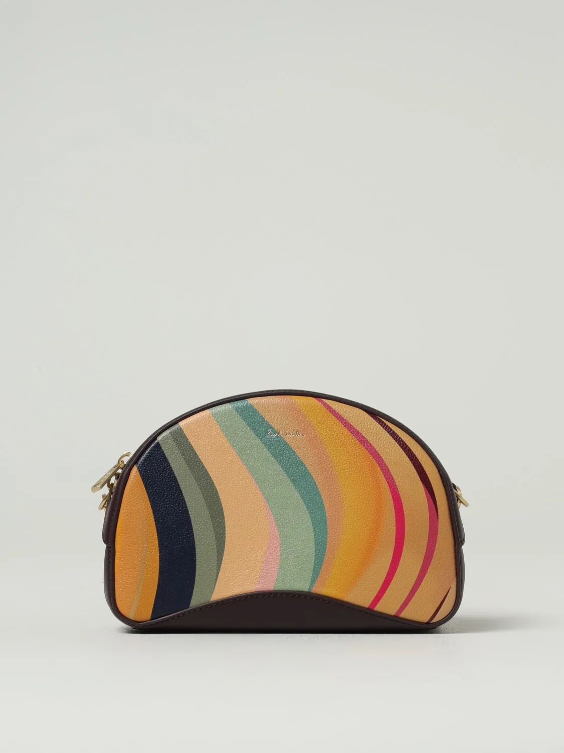 Borsa Paul Smith in pelle a grana multicolor