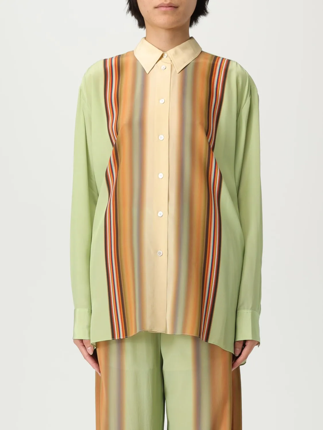 Camicia Paul Smith in seta a righe