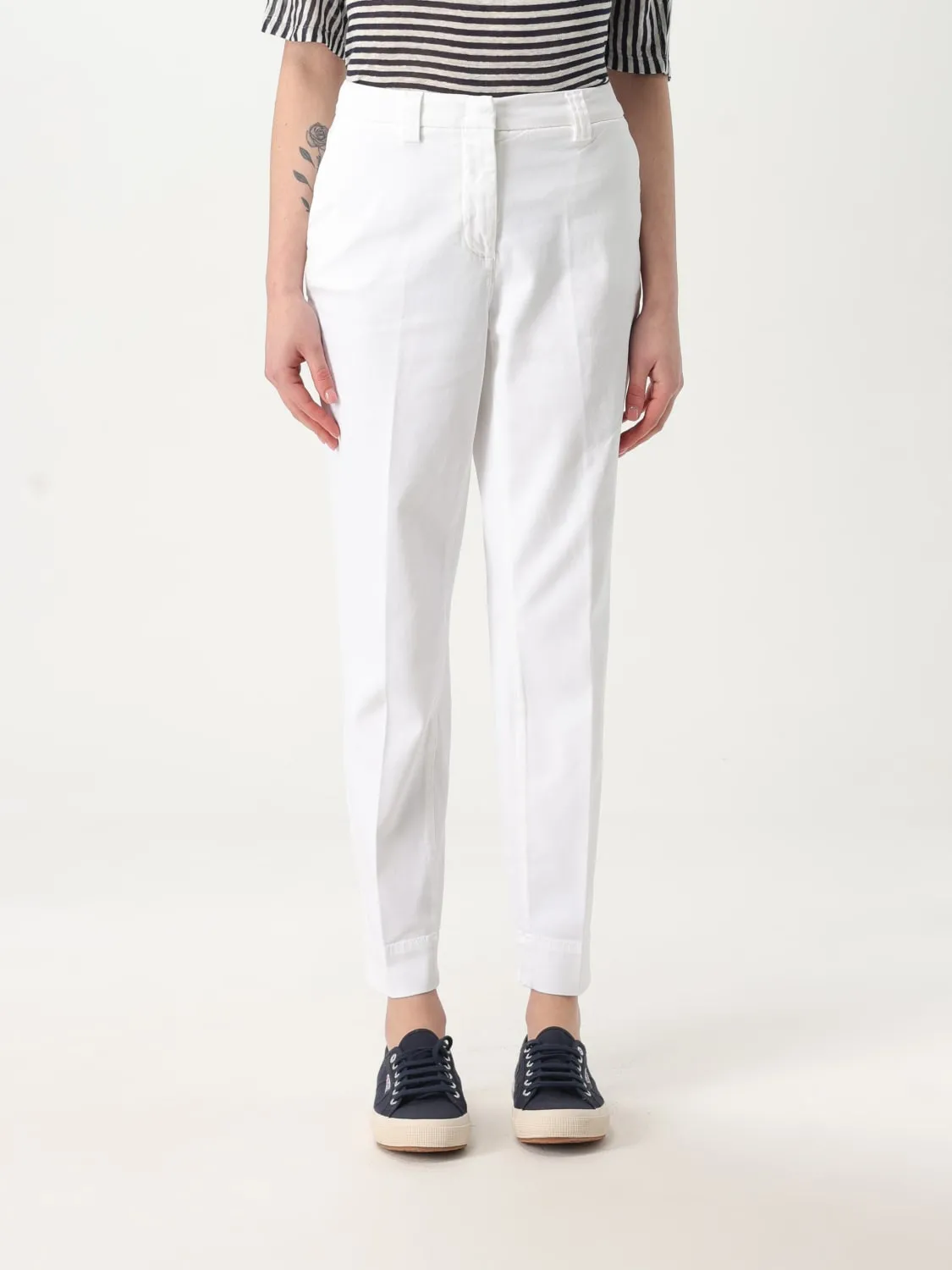 Pantalone classico Peuterey in misto cotone