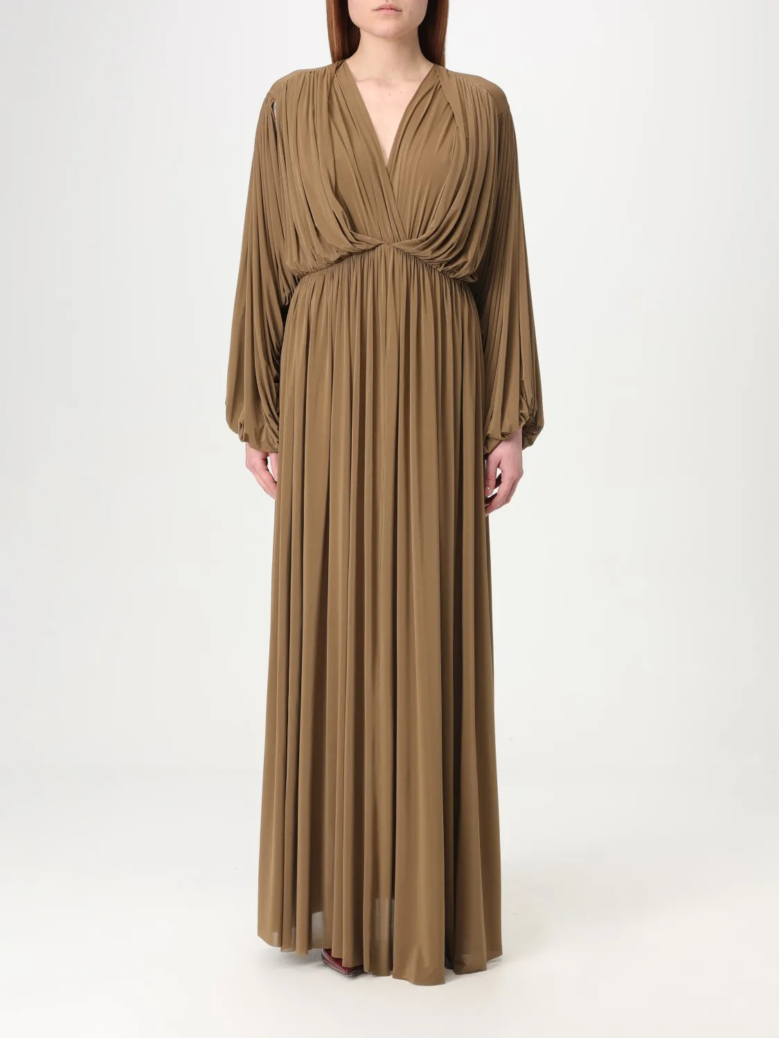 Abito Philosophy Di Lorenzo Serafini in jersey plissettato