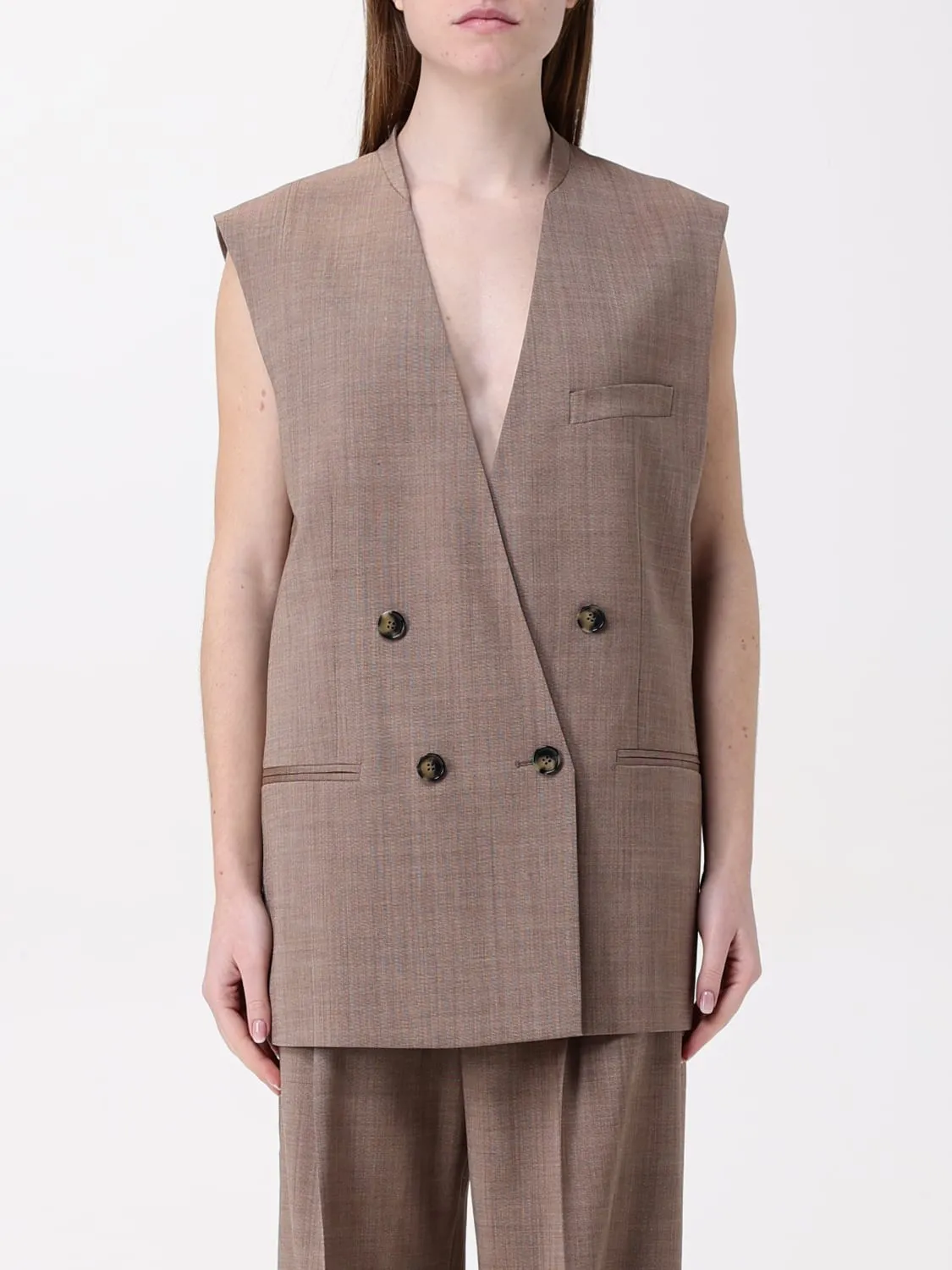 Gilet sartoriale Philosophy Di Lorenzo Serafini in misto lana