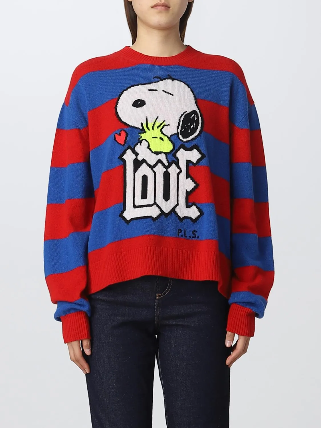 Pullover Peanuts x Philosophy di Lorenzo Serafini in misto lana