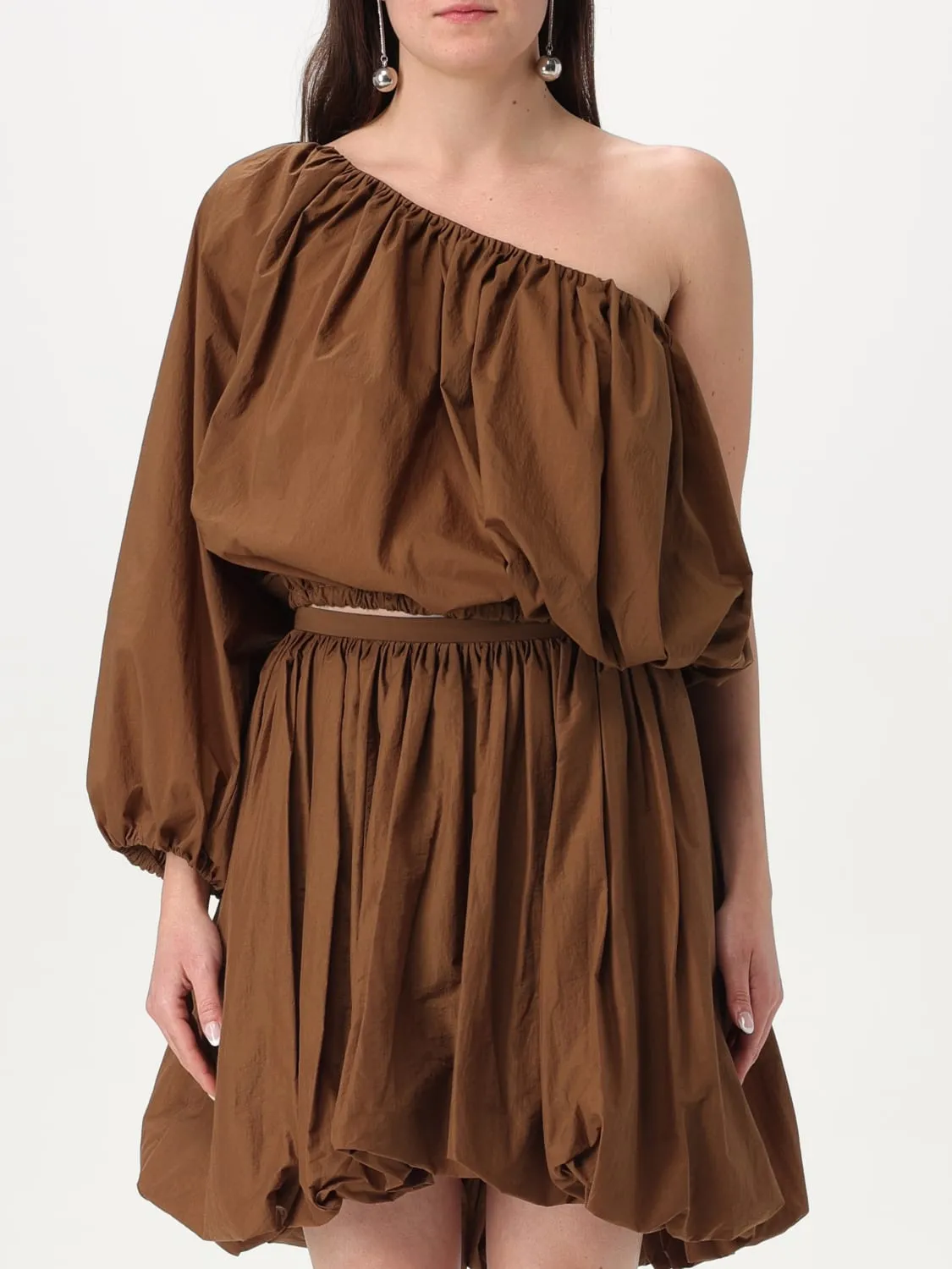 Top monospalla Philosophy Di Lorenzo Serafini in misto cotone