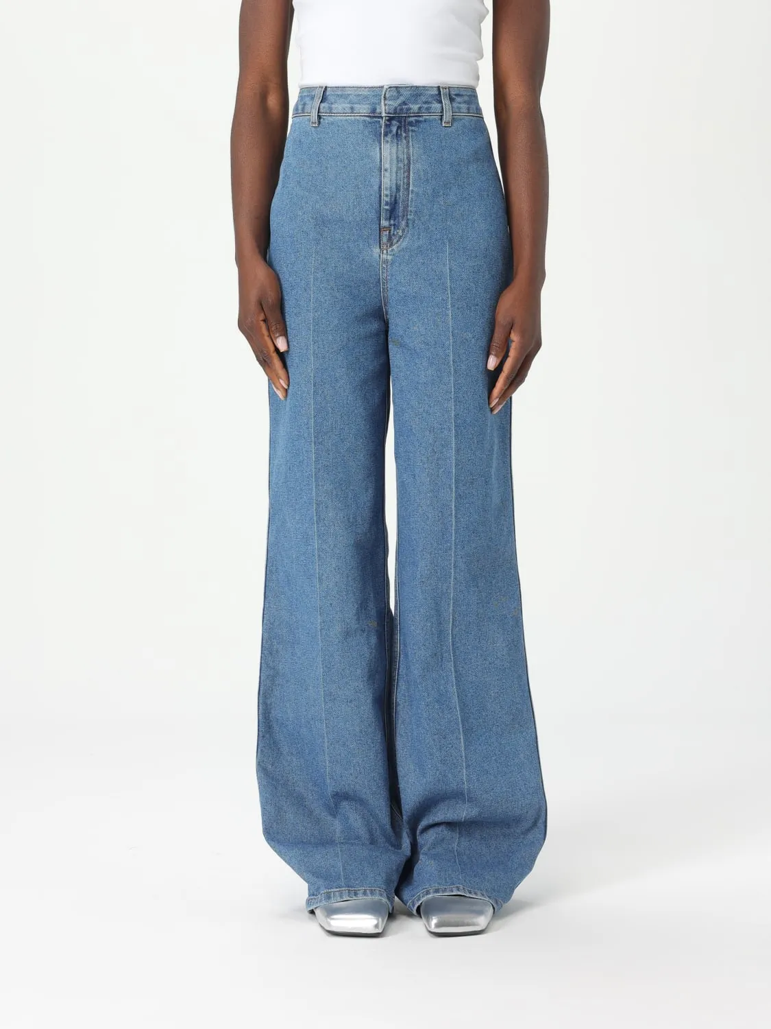 Jeans flared Philosophy Di Lorenzo Serafini in denim