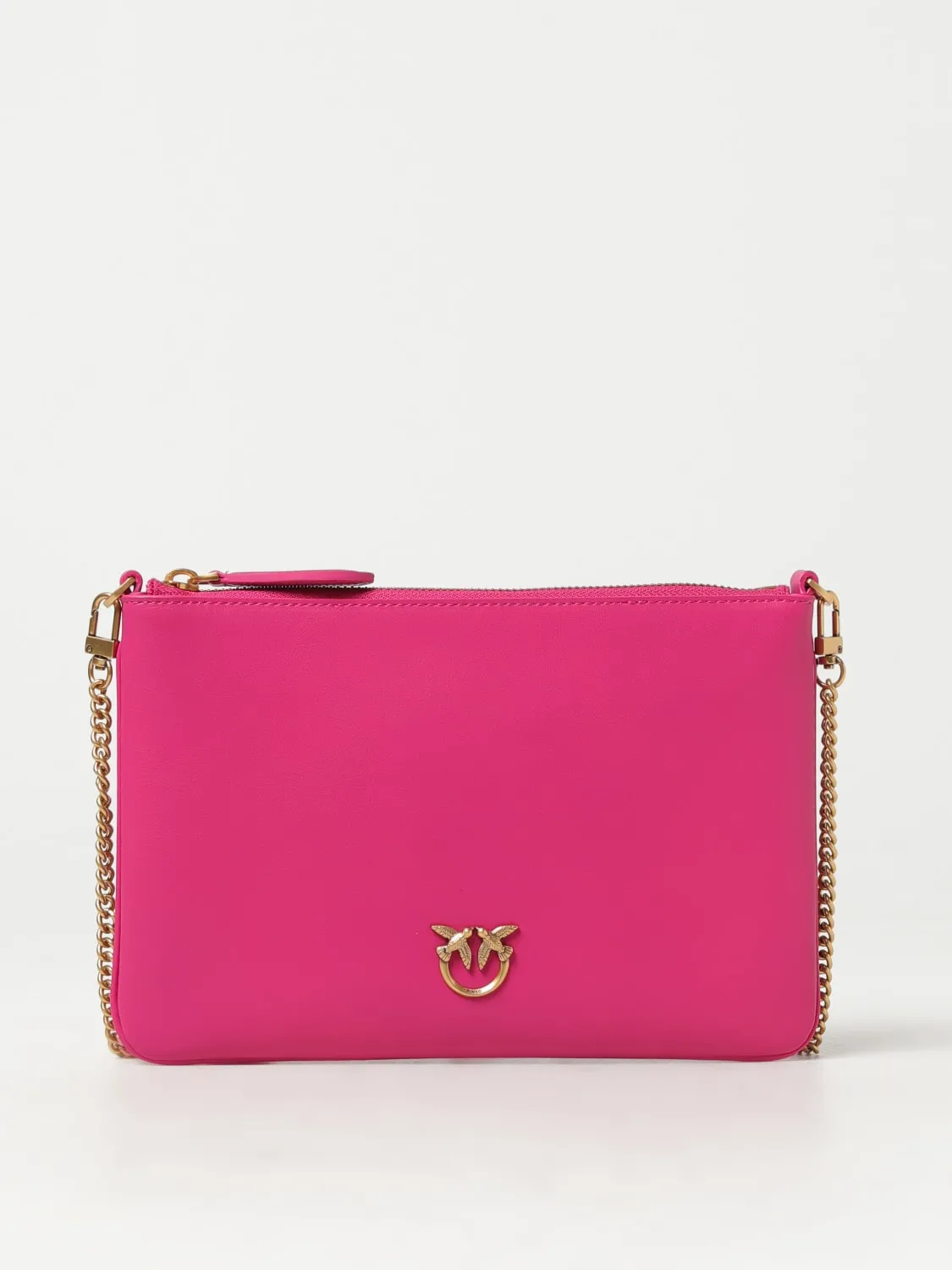 Pochette Pinko in pelle con logo