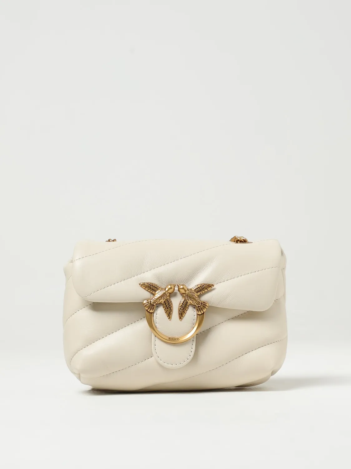 Borsa Love Puff Baby Pinko in nappa trapuntata