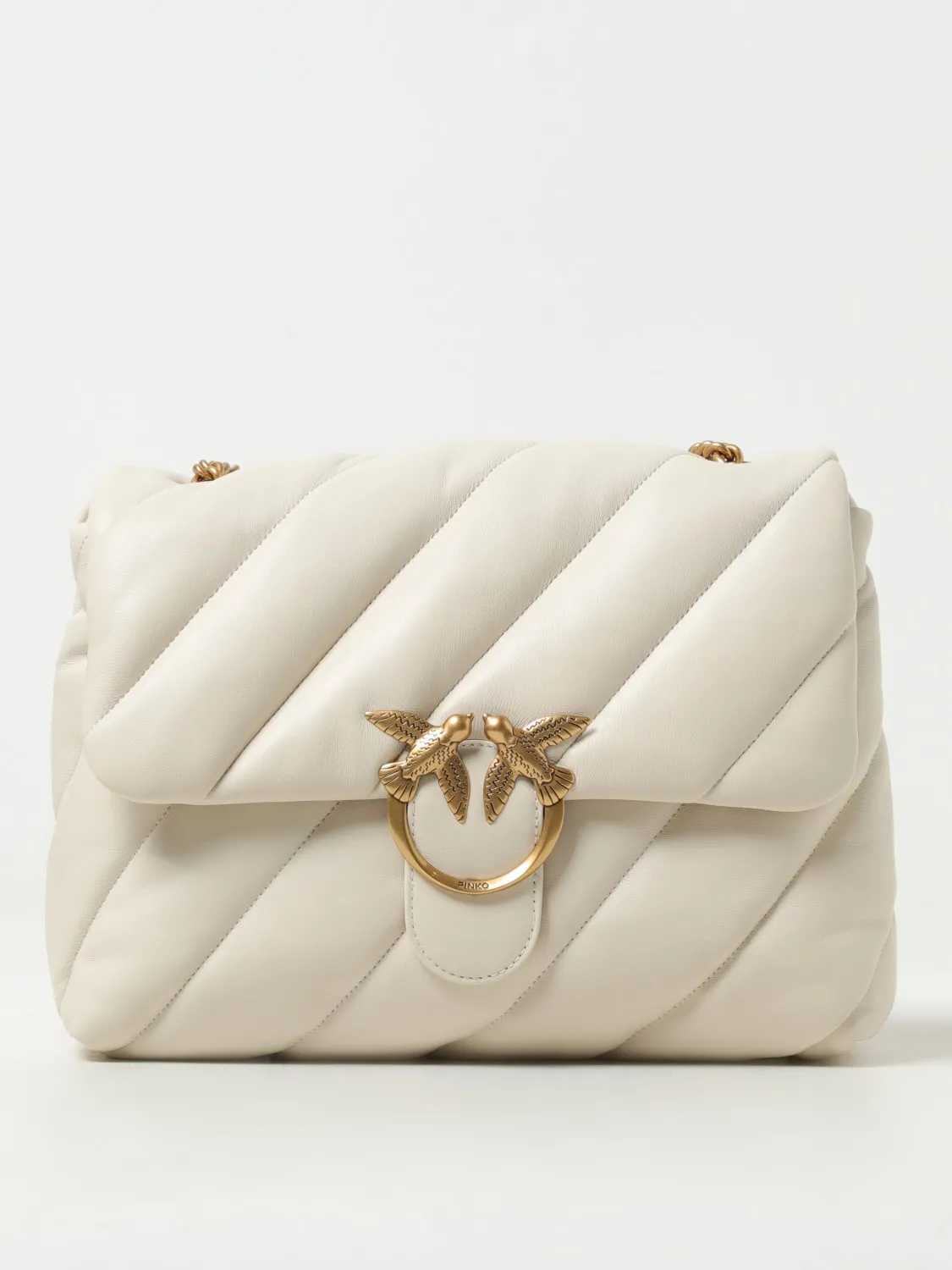 Borsa Love Puff Pinko in nappa matelassé