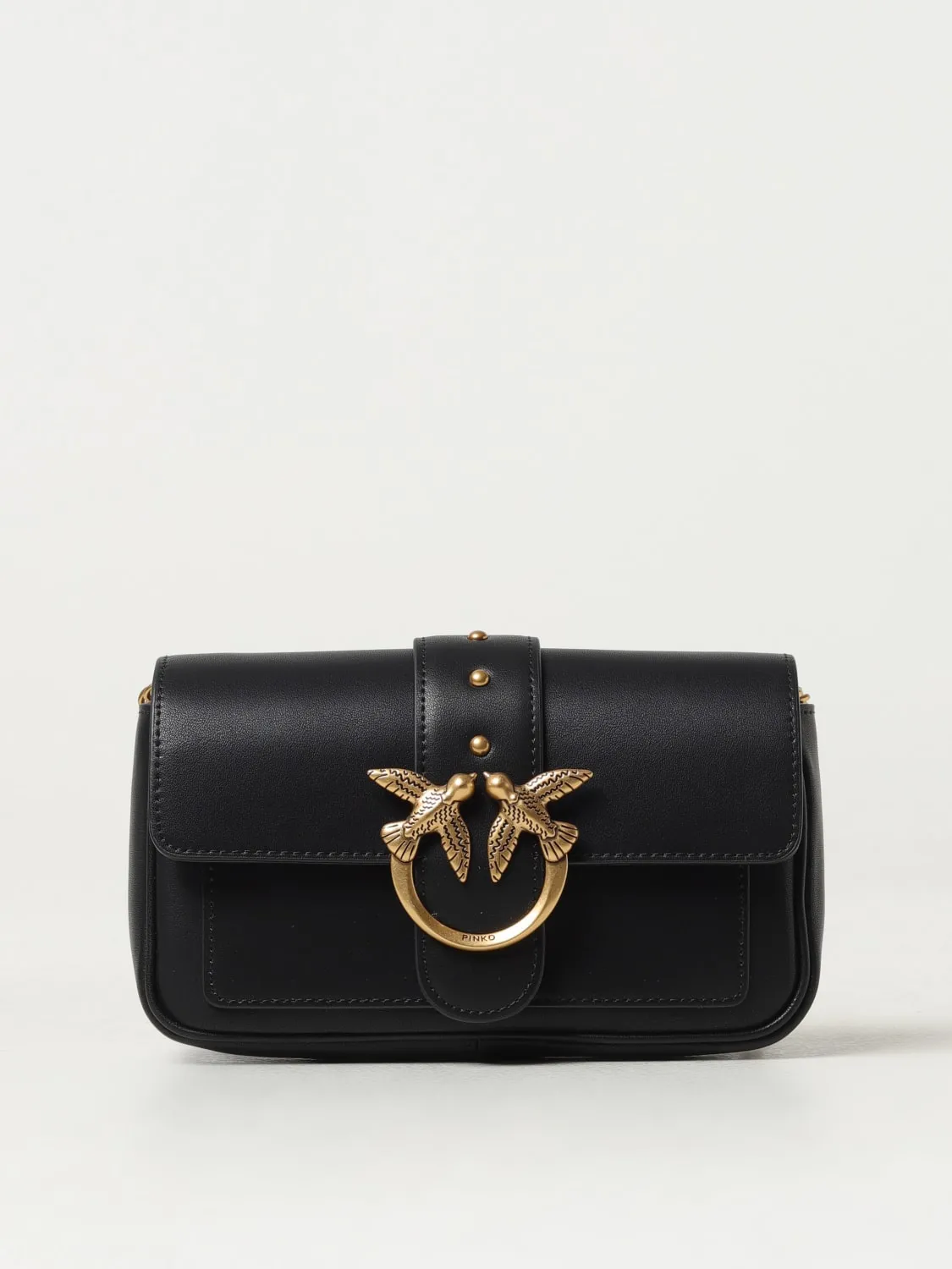 Borsa Pinko in pelle con logo