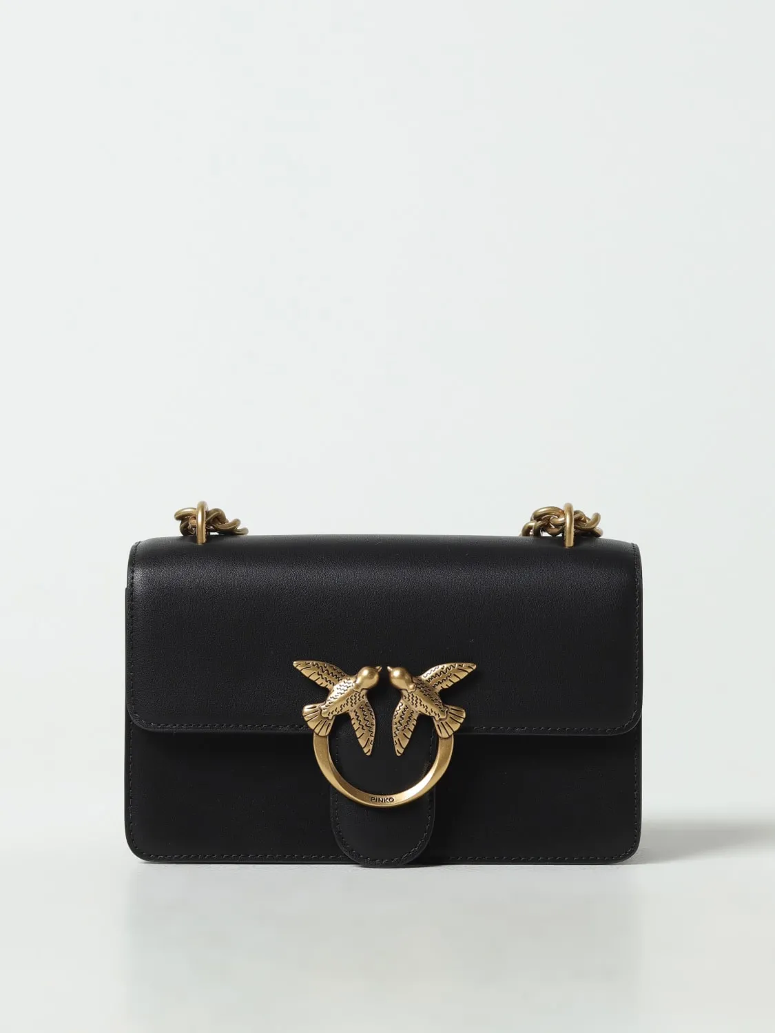 Borsa Love One Mini Pinko in pelle