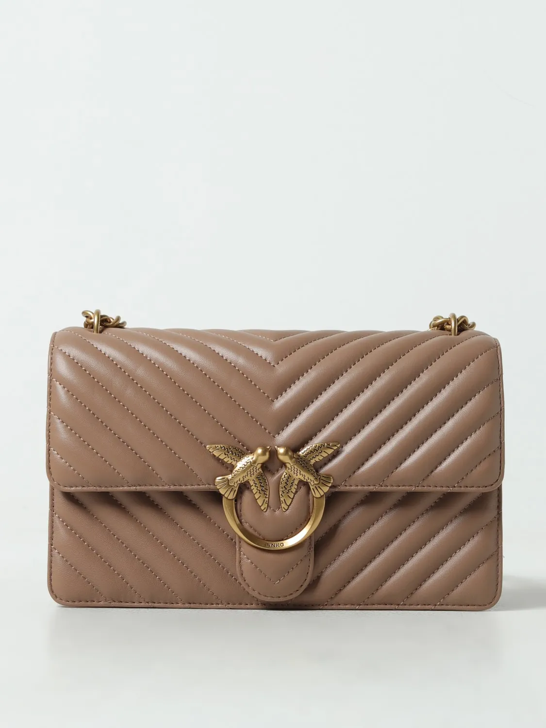 Borsa Love One Classic Pinko in nappa matelassé