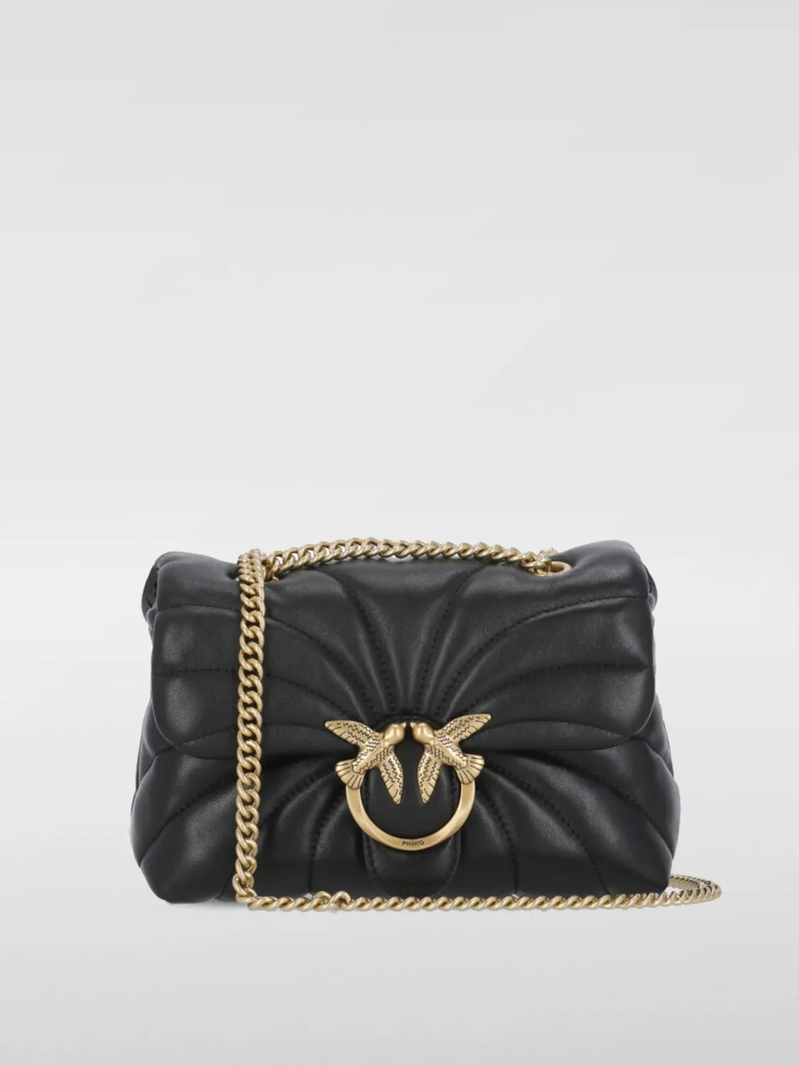 Borsa Love Puff Mini Pinko in nappa trapuntata