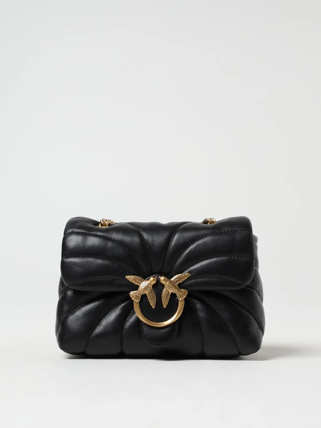 Borsa Love Bag Puff Butterfly Pinko in nappa trapuntata