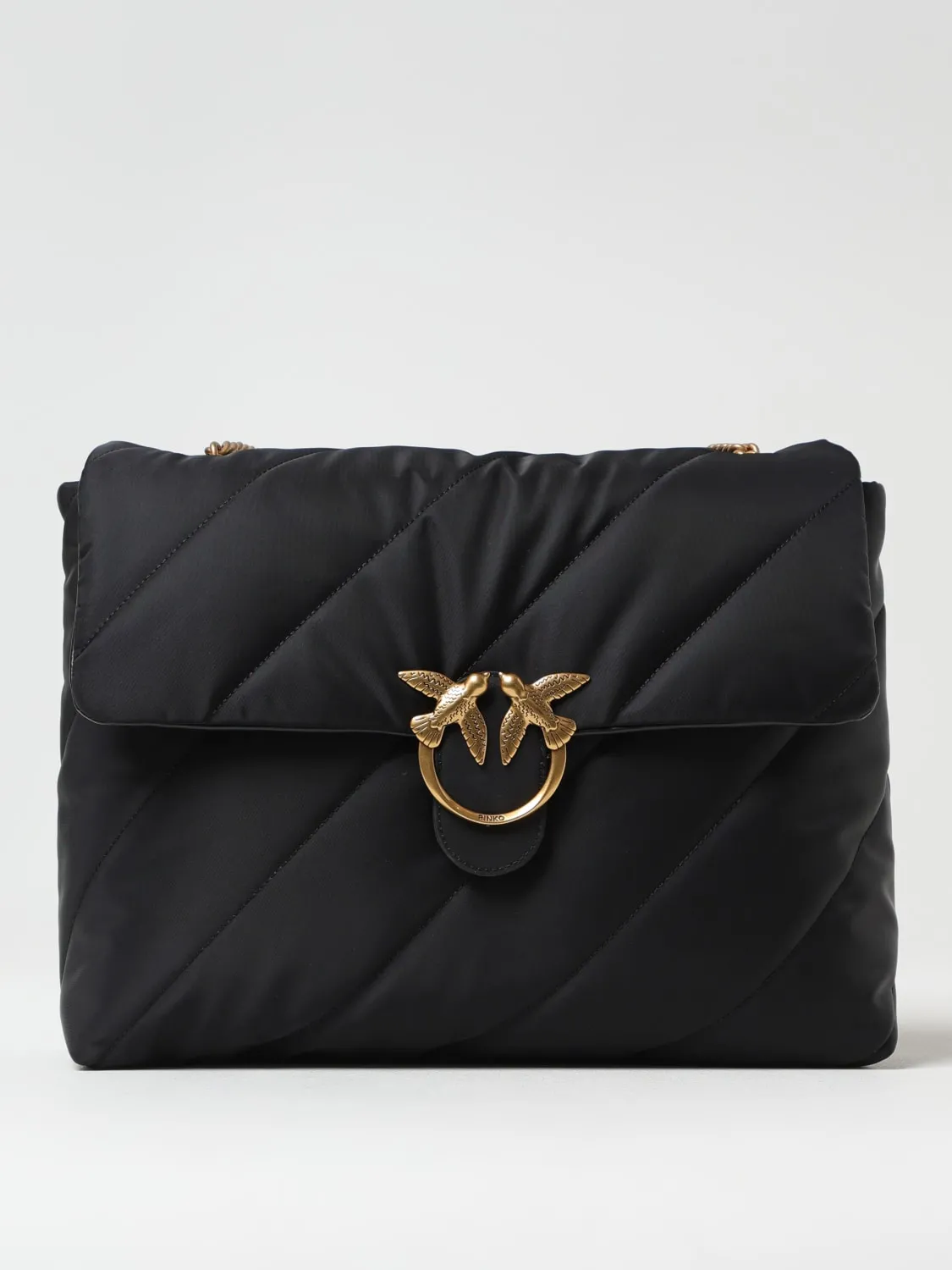 Borsa Love Puff Extra Pinko in nylon trapuntato