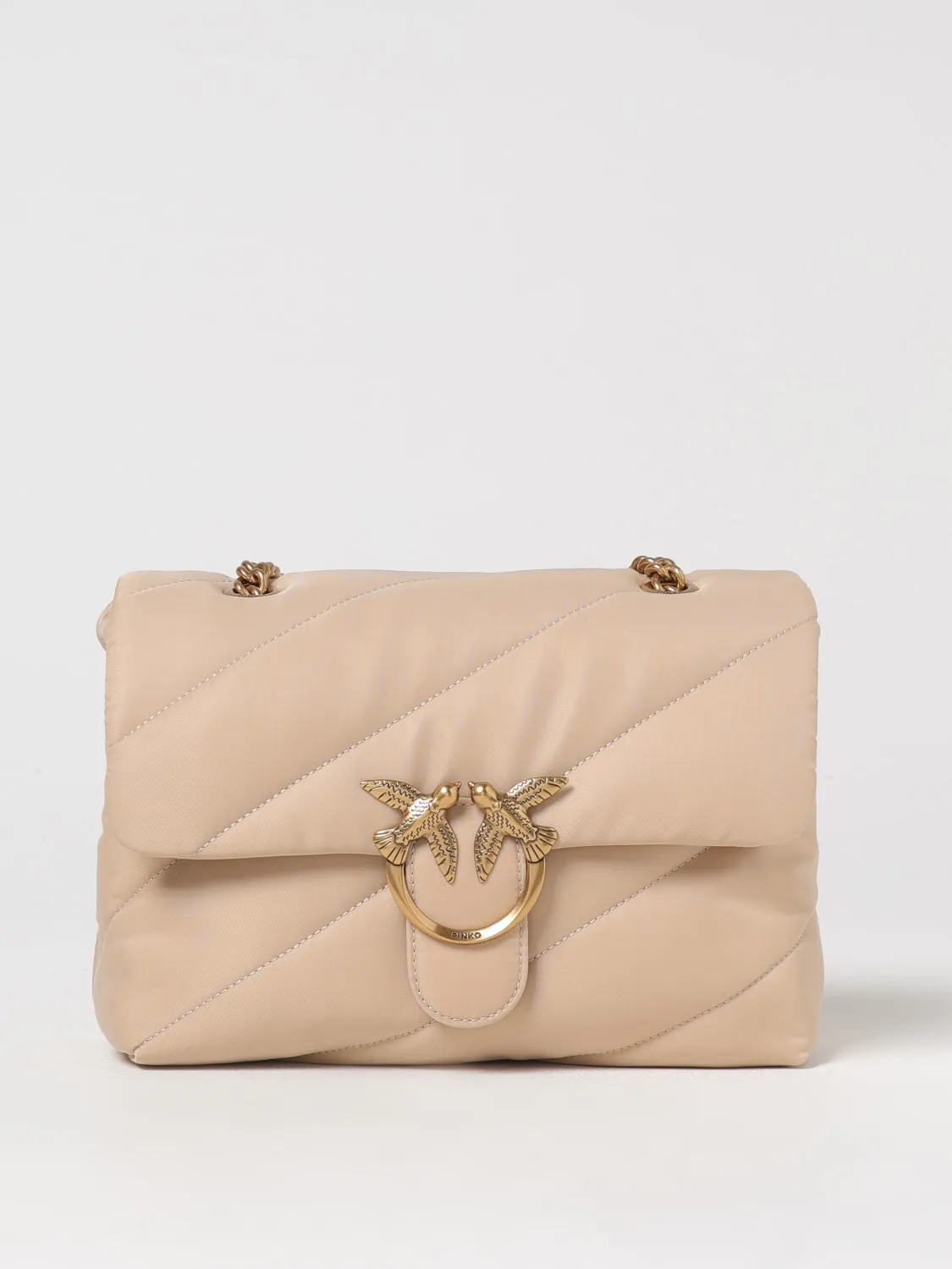 Borsa Love Puff Classic Pinko in nylon trapuntato