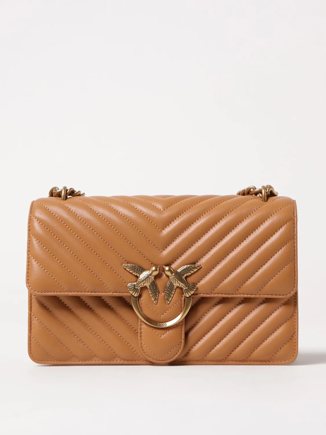 Borsa Love Bag One Pinko in pelle trapuntata chevron