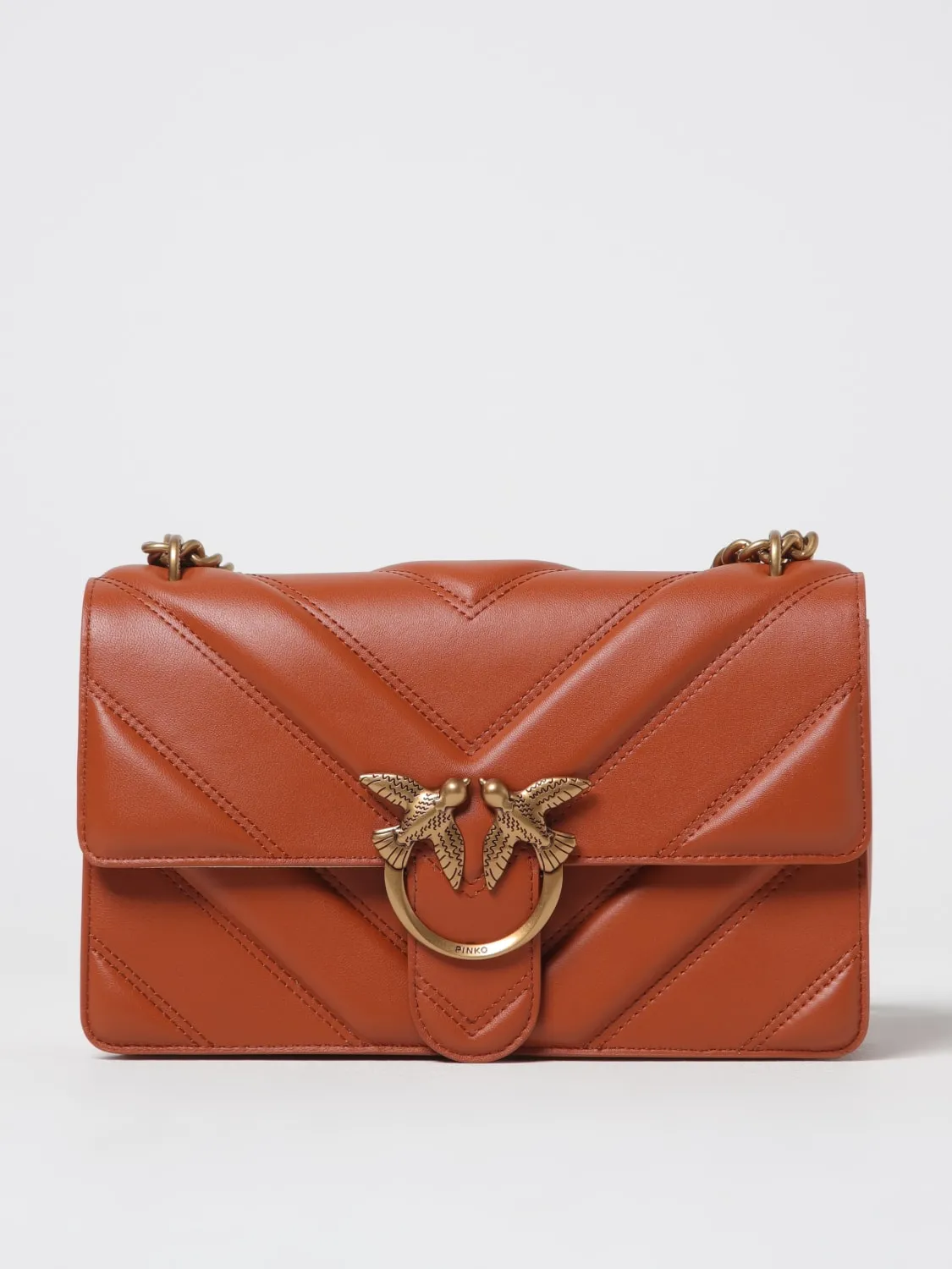 Borsa Love Bag Pinko in nappa trapuntata chevron