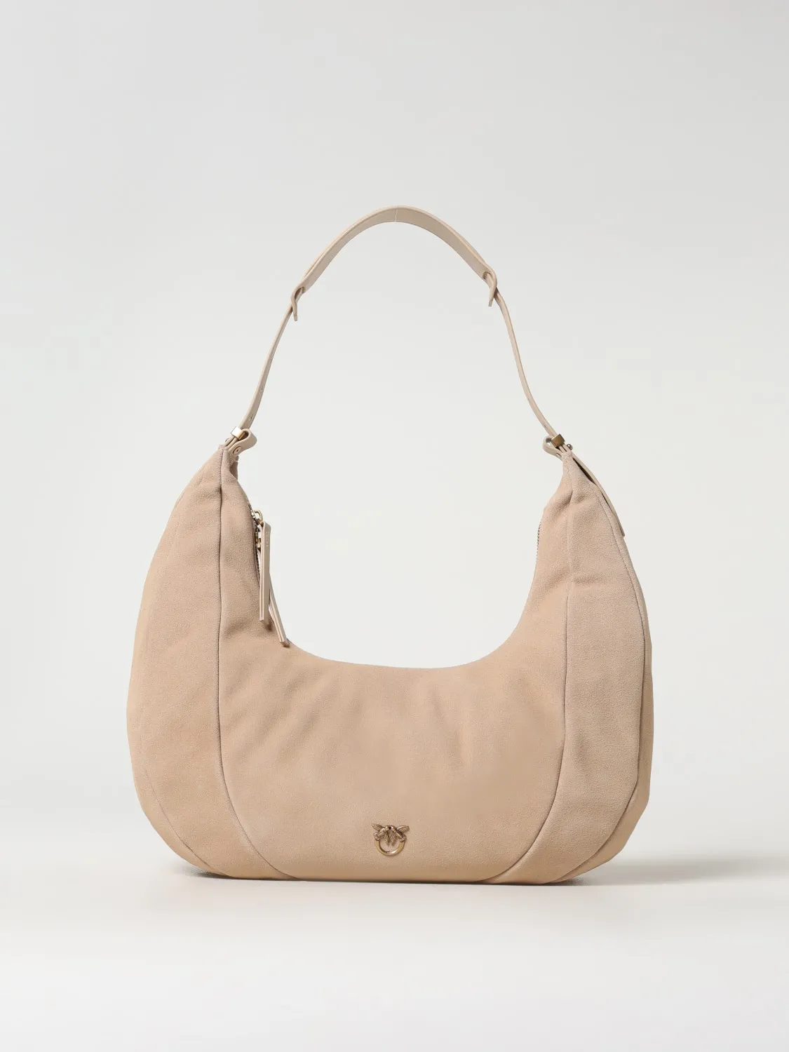 Borsa Hobo Pinko in camoscio
