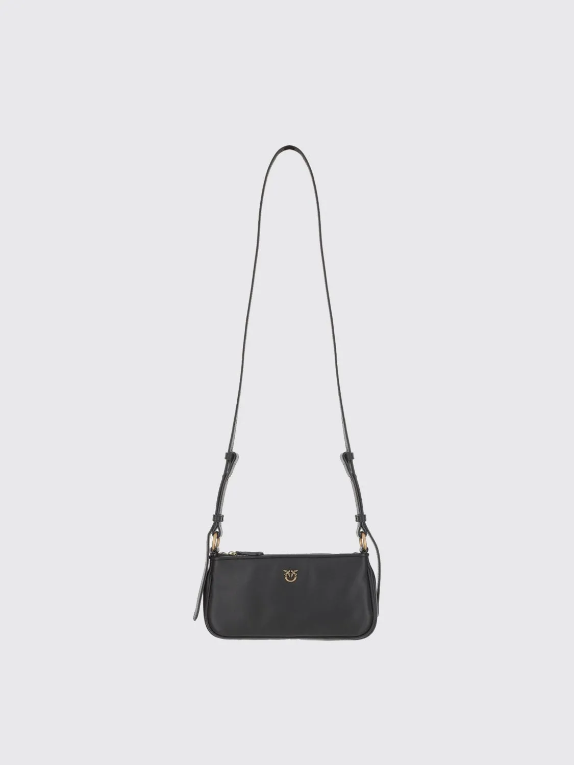 Borsa Mini Half Moon Baguette Pinko in pelle