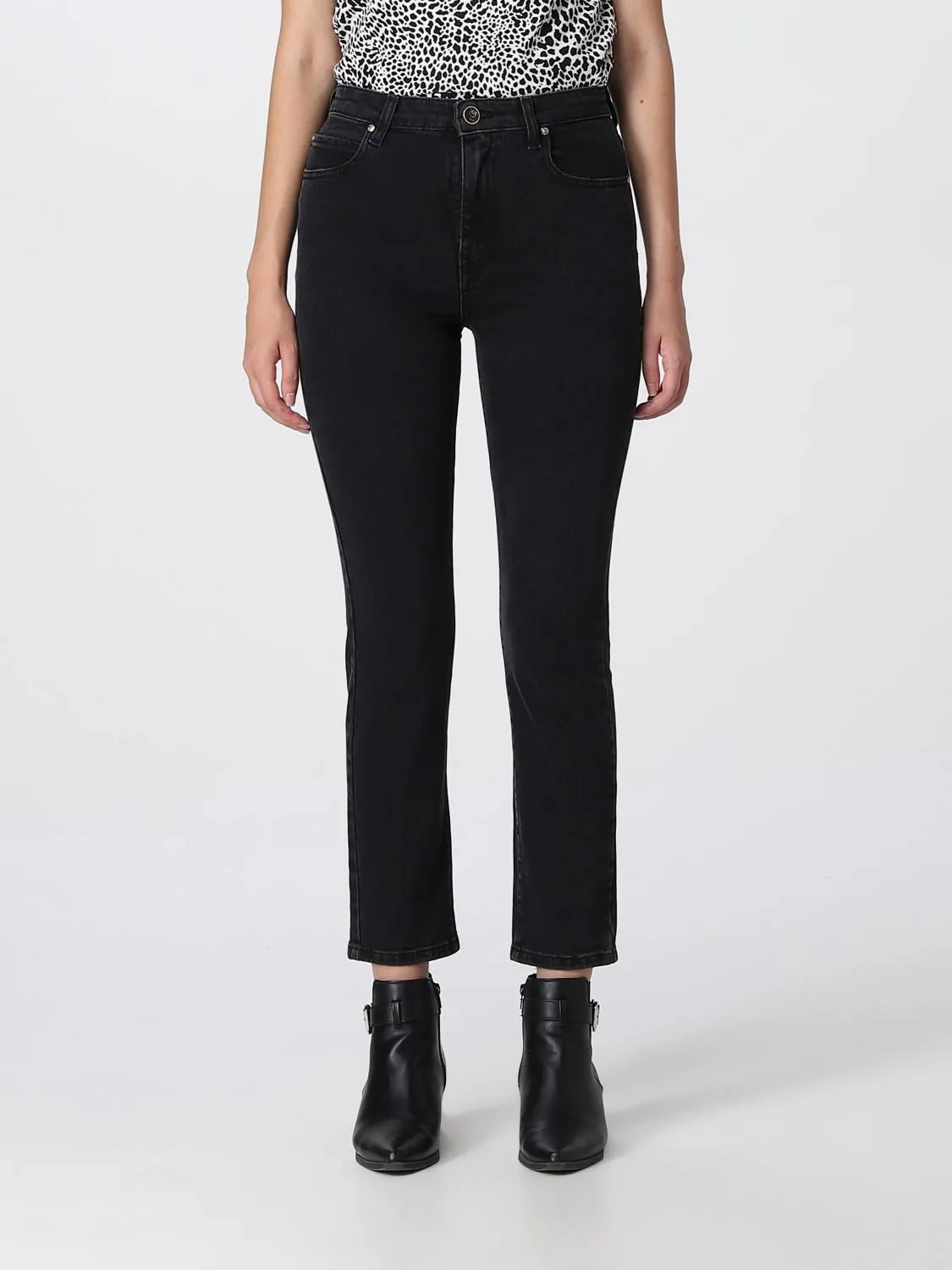 Jeans Pinko in denim con logo