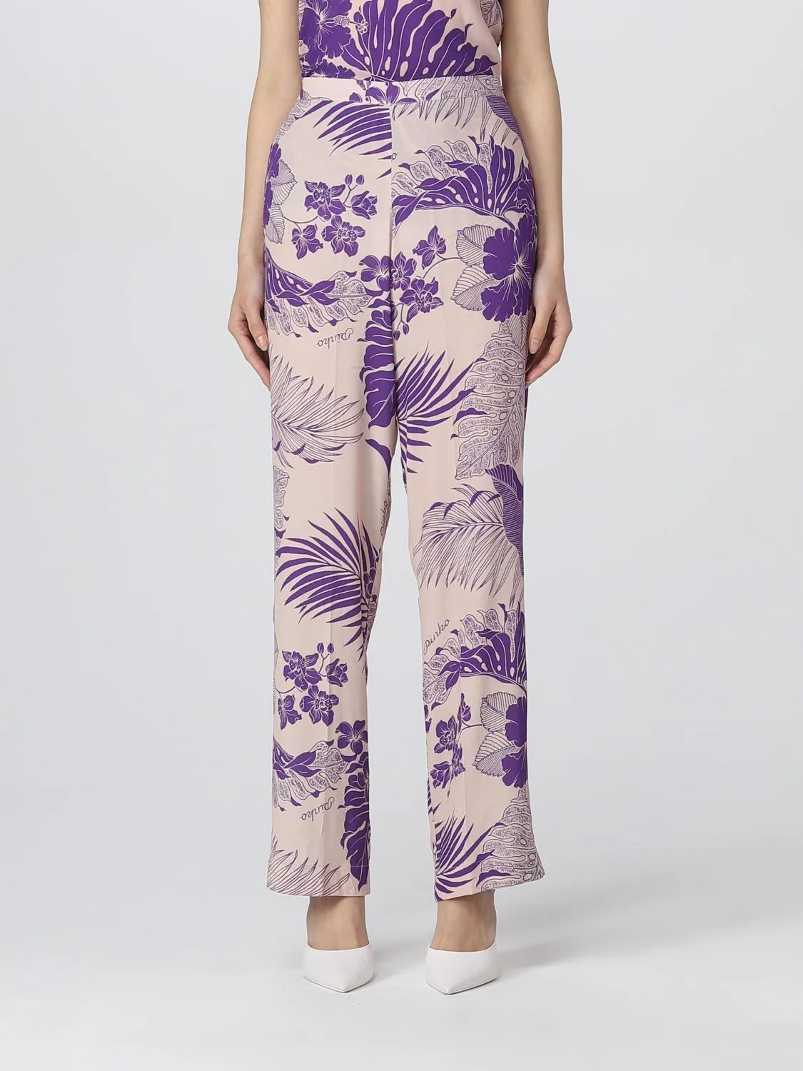 Pantalone Pinko in viscosa stampato