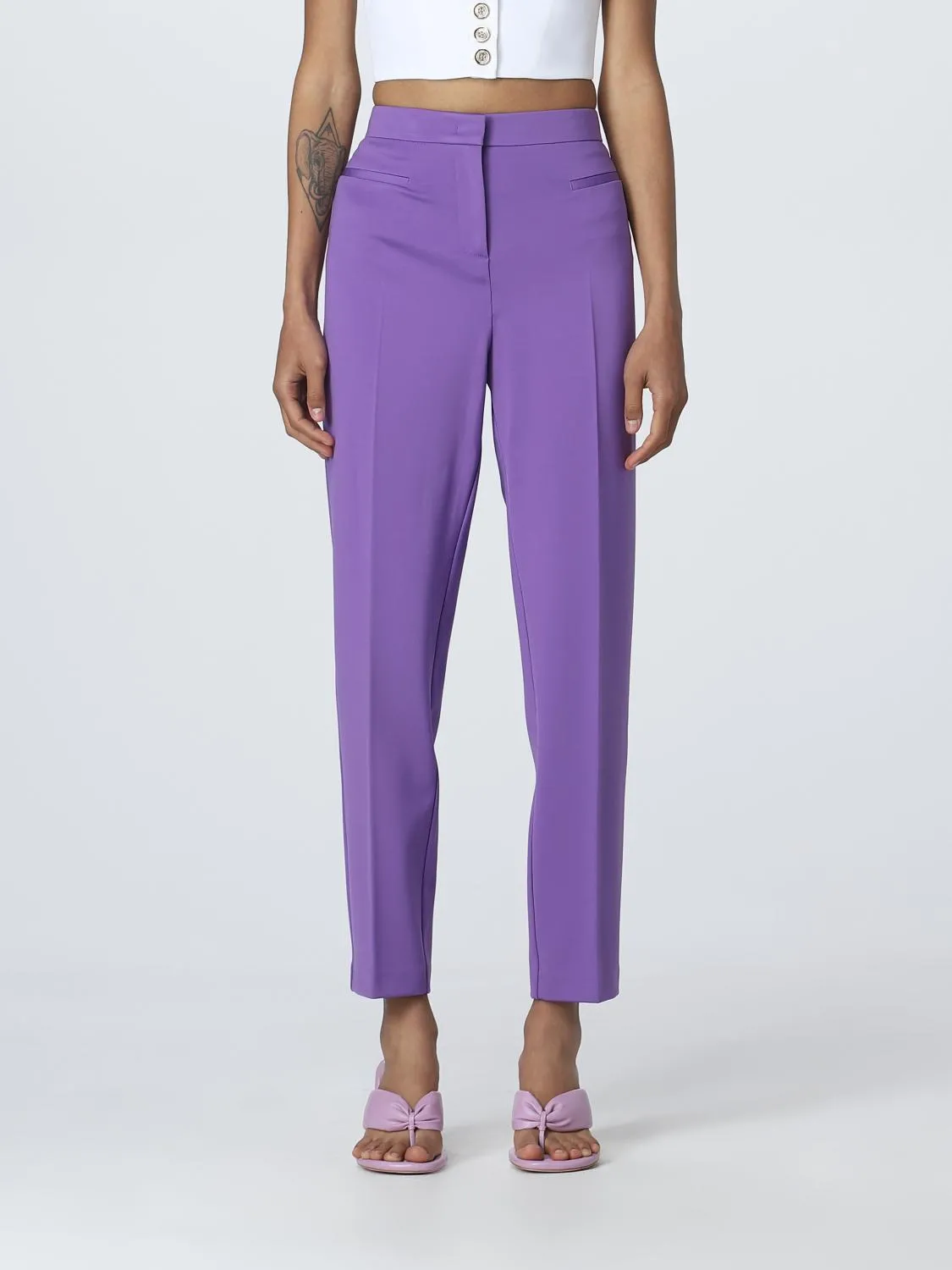Pantalone Pinko in viscosa stretch