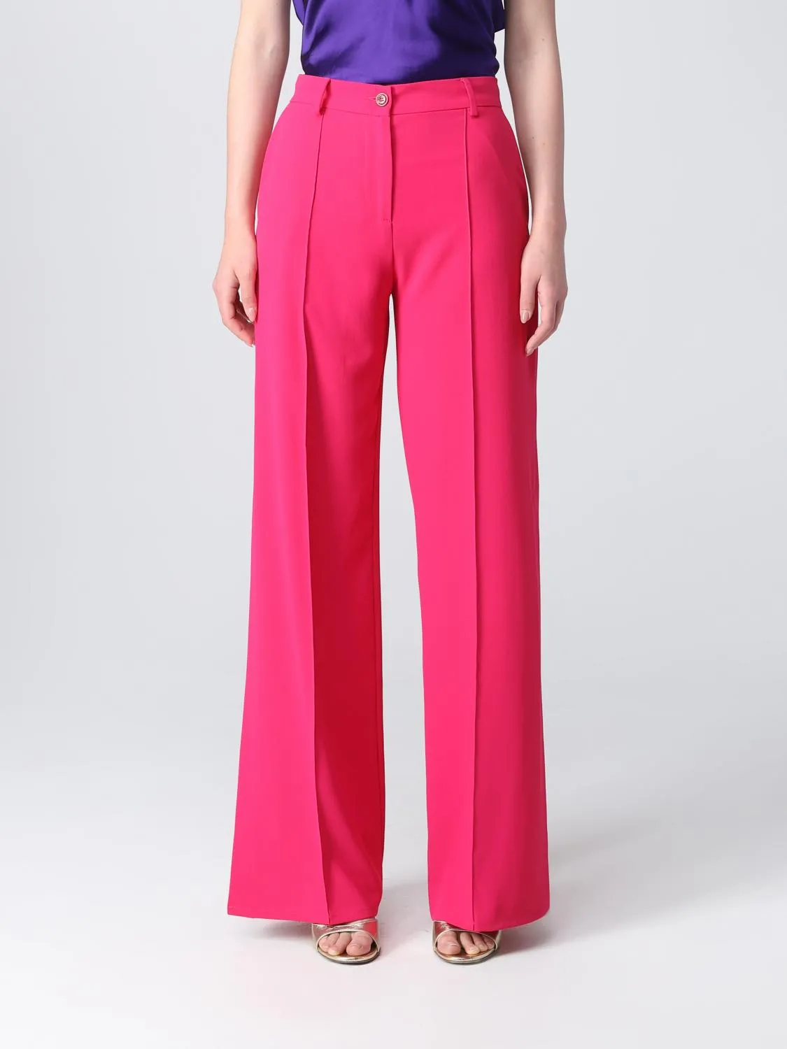 Pantaloni Pinko in tessuto crêpe