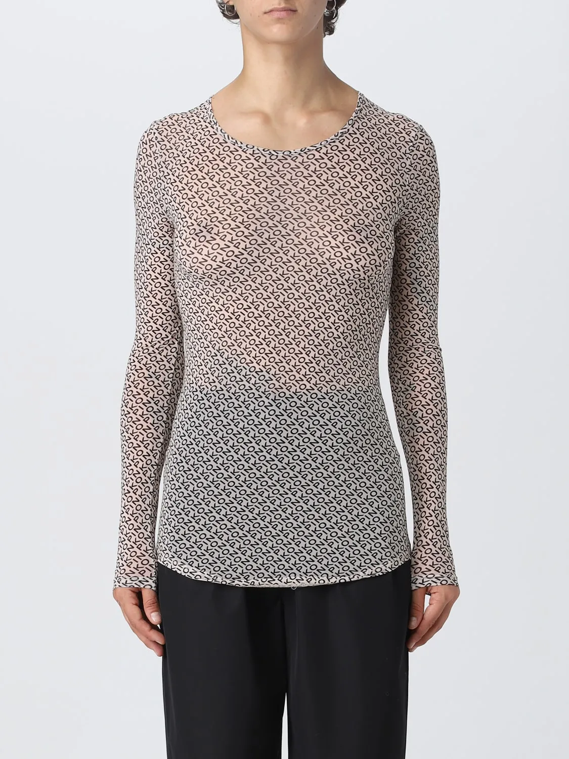 Top Pinko in tessuto stretch con logo