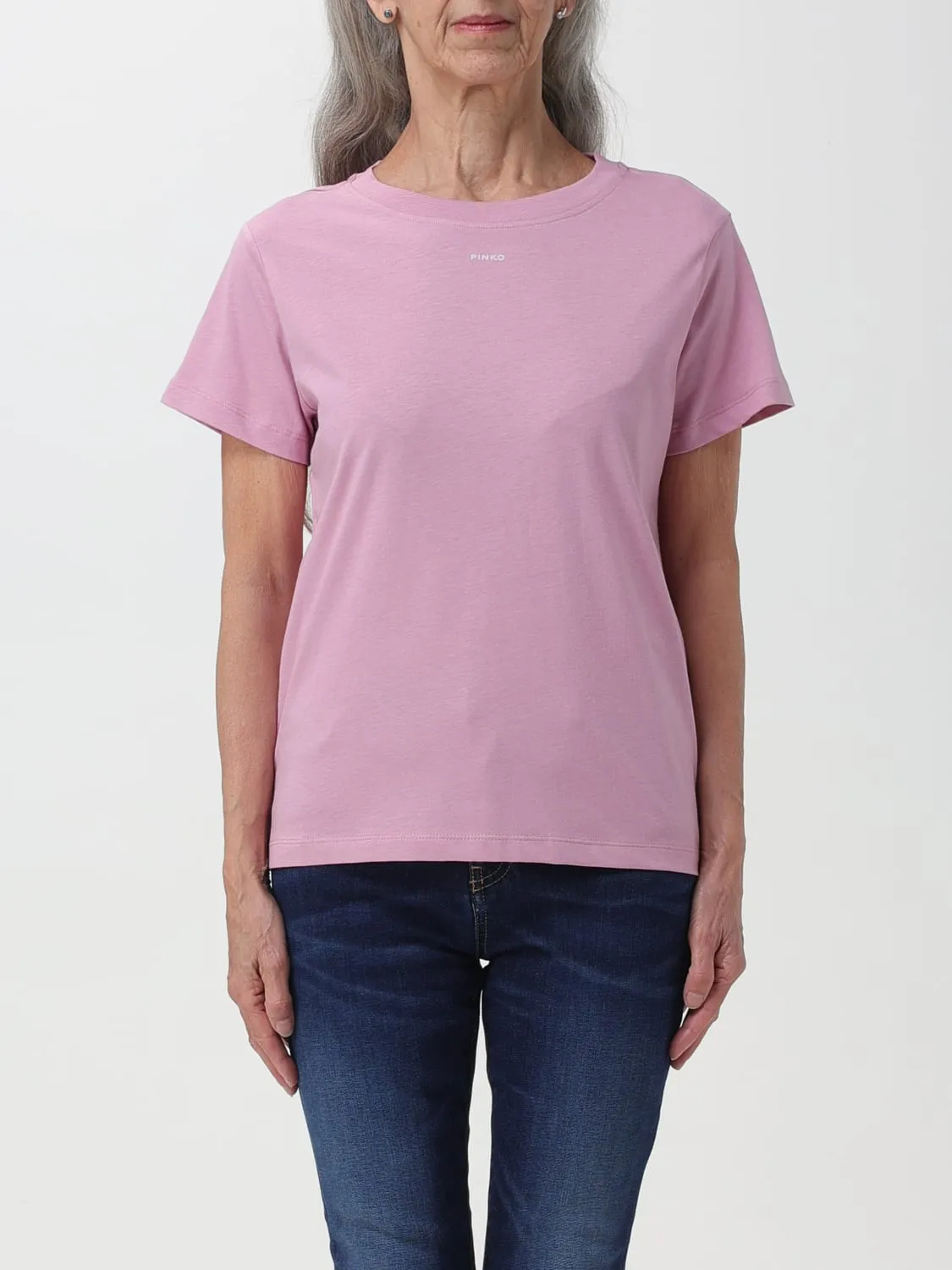 T-shirt Pinko in jersey di cotone con logo
