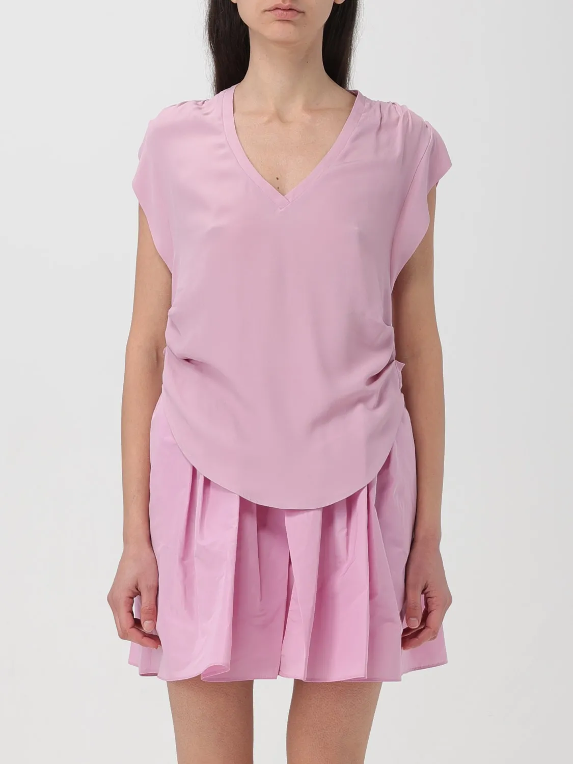 Top Pinko in misto seta