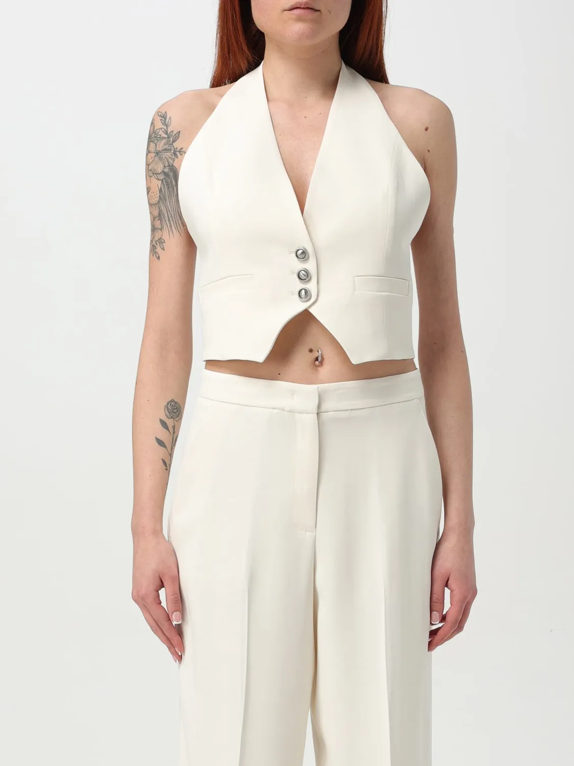 Gilet sartoriale Pinko in cady