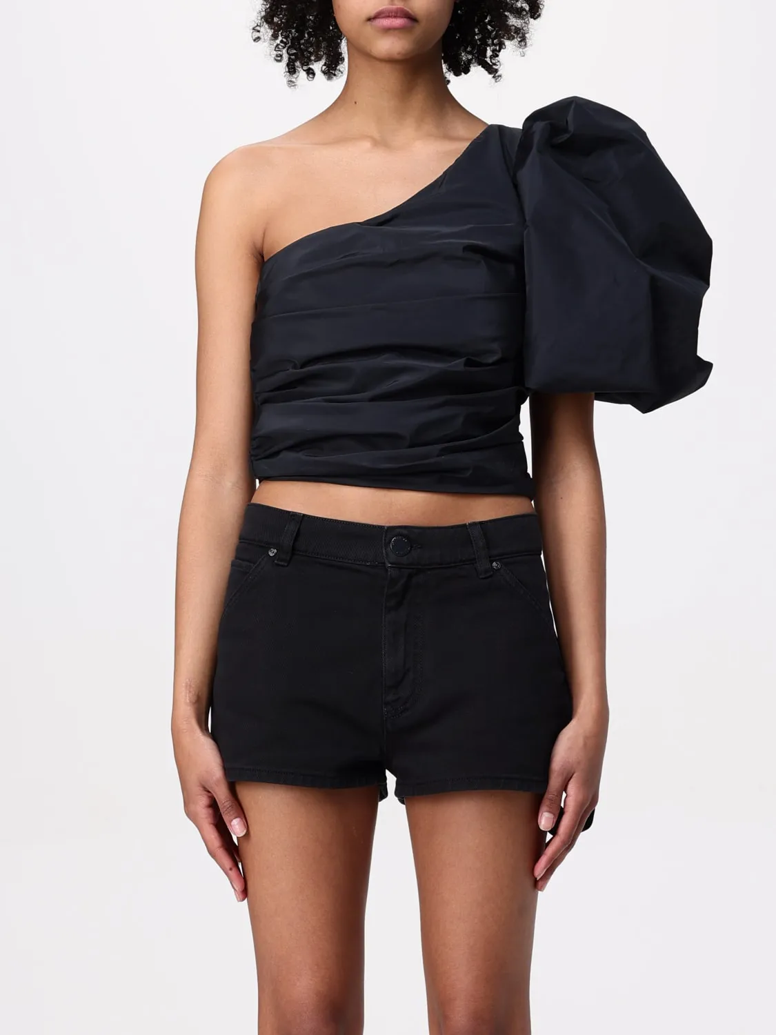 Top monospalla Pinko in crêpe