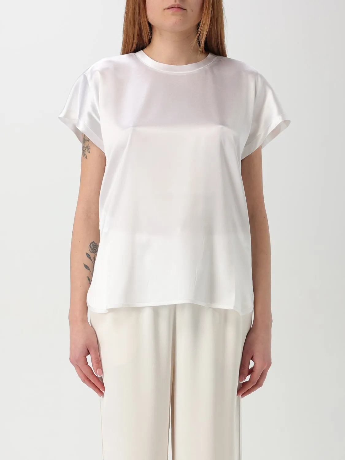 T-shirt Pinko in seta
