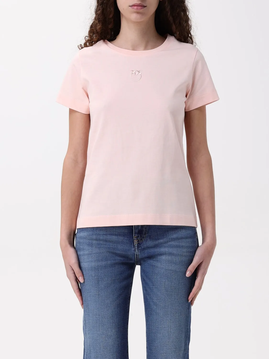 T-shirt basic in cotone Pinko