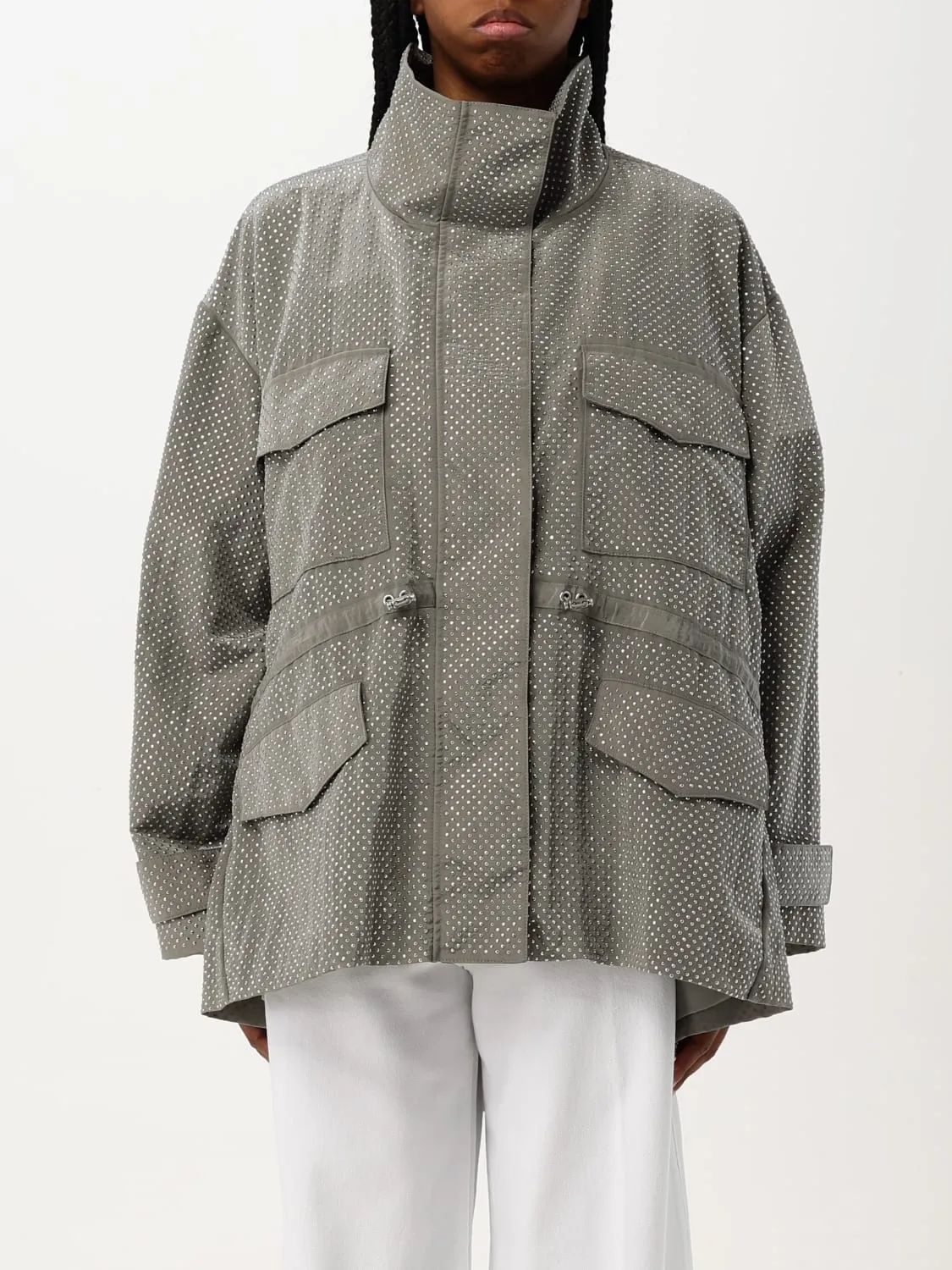 Parka Pescatore Pinko in tela tecnica