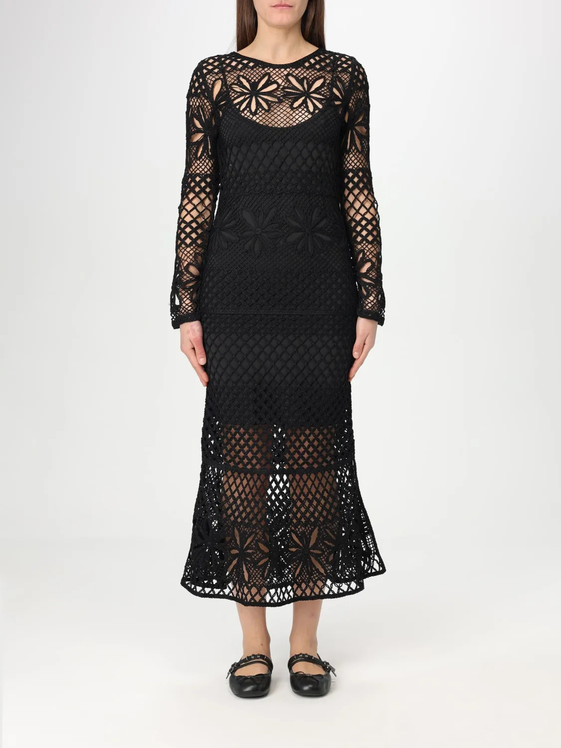 Abito Pinko in macramè