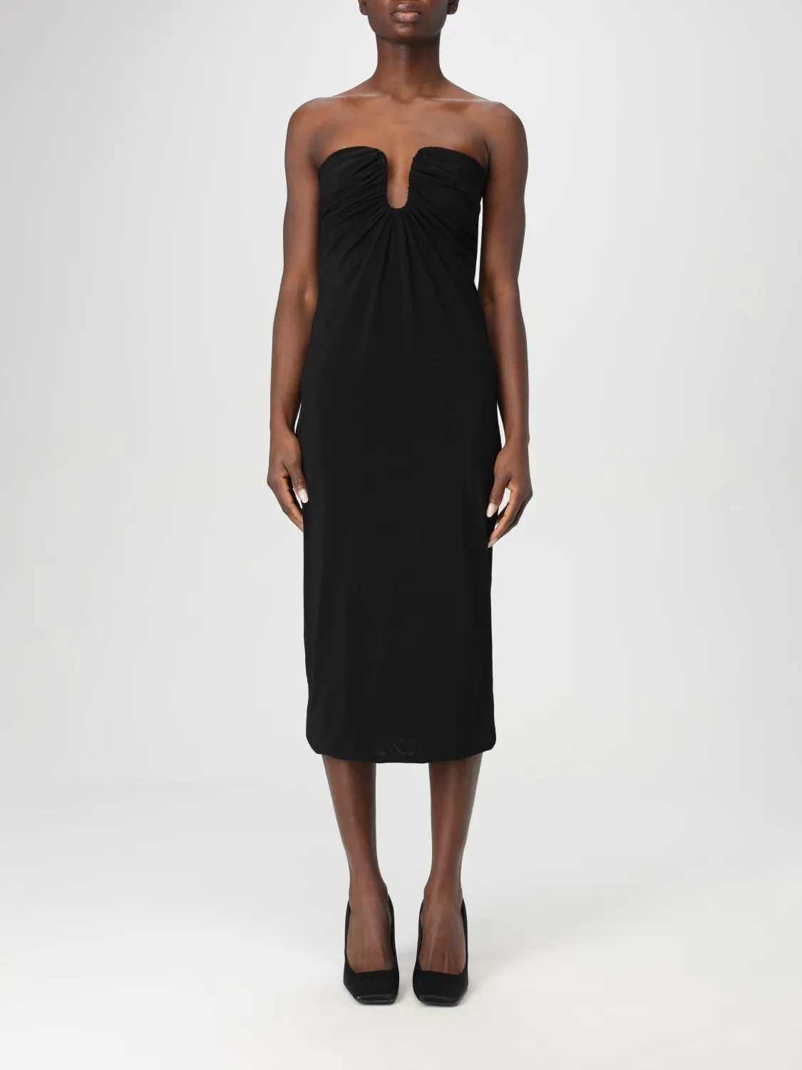 Abito midi Pinko in misto viscosa