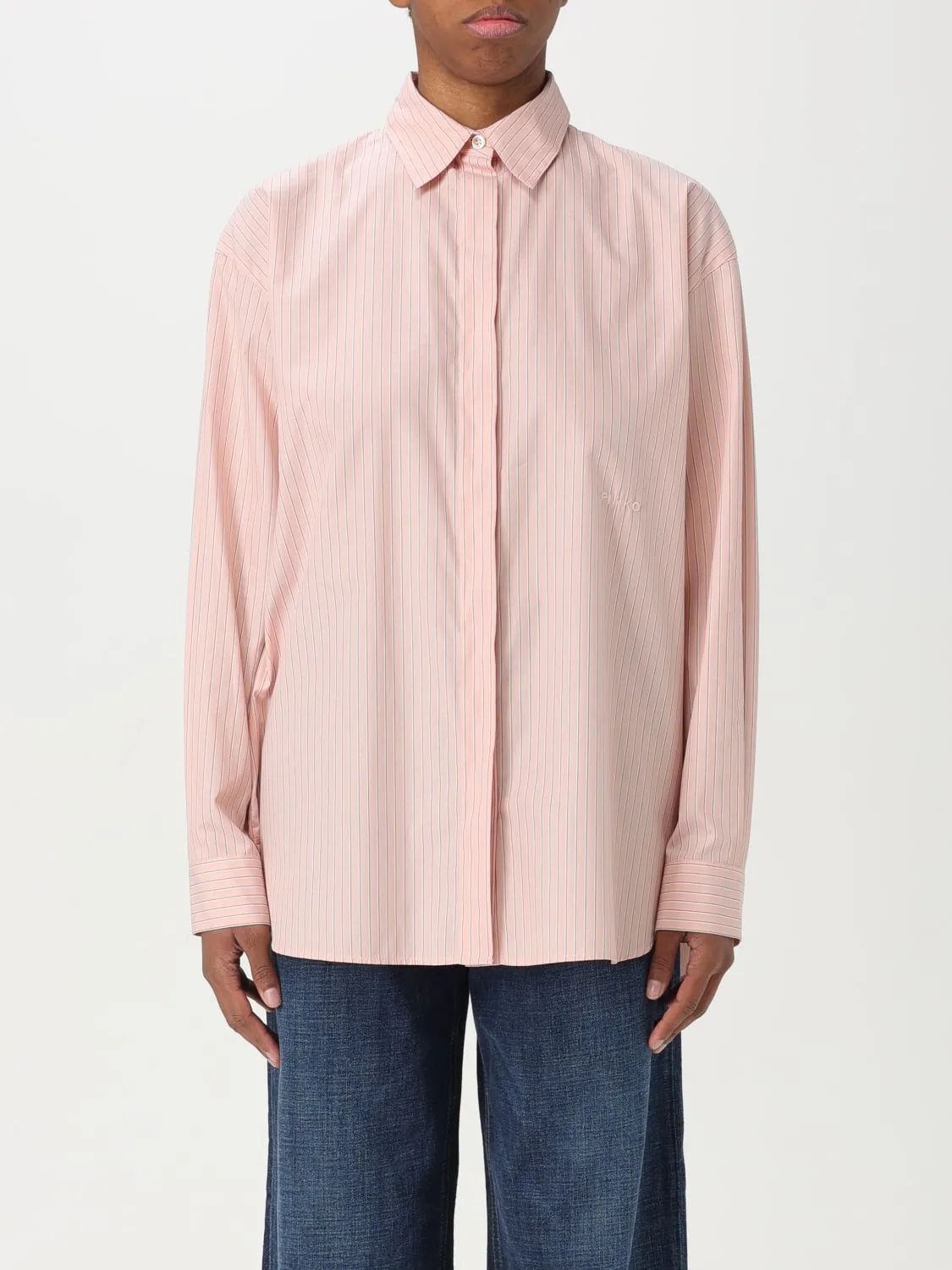 Camicia classica Pinko in cotone a righe