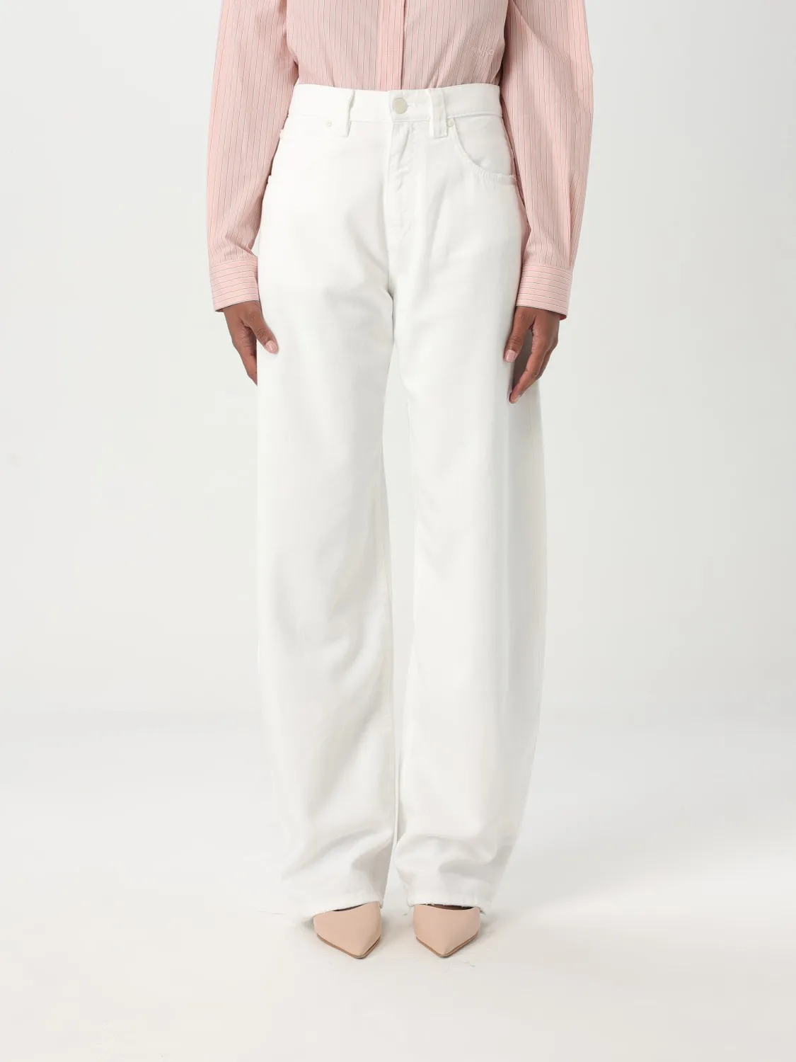 Jeans baggy Pinko in denim