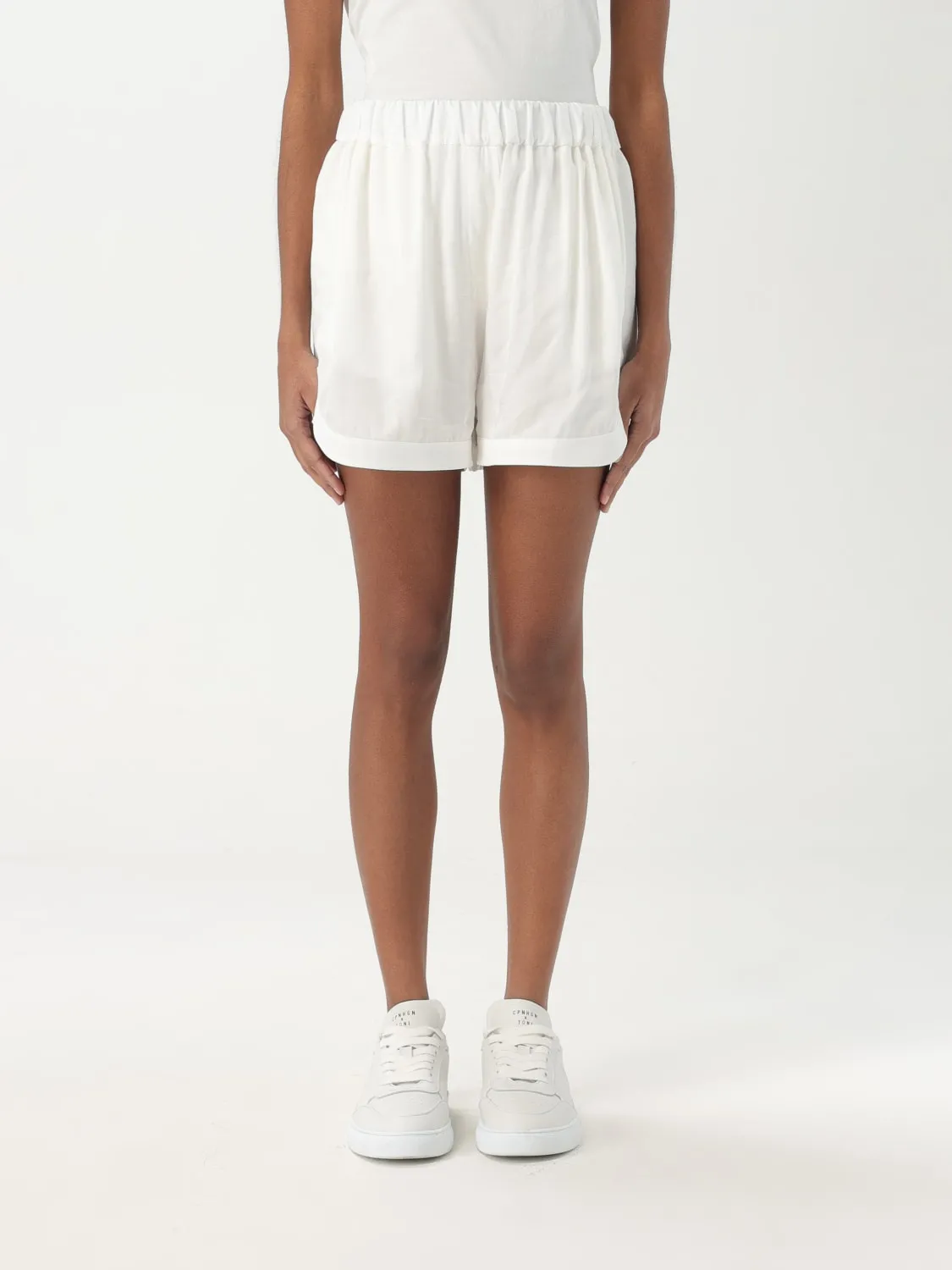 Pantaloncino Pinko in viscosa e lino