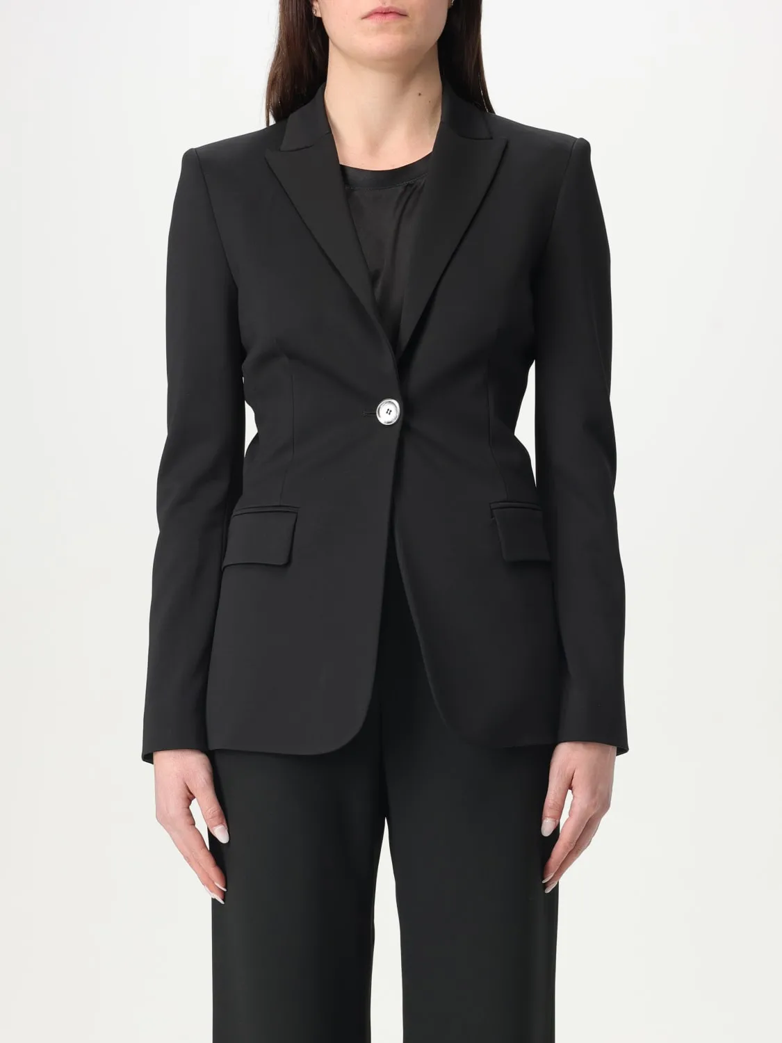 Blazer Pinko in viscosa stretch
